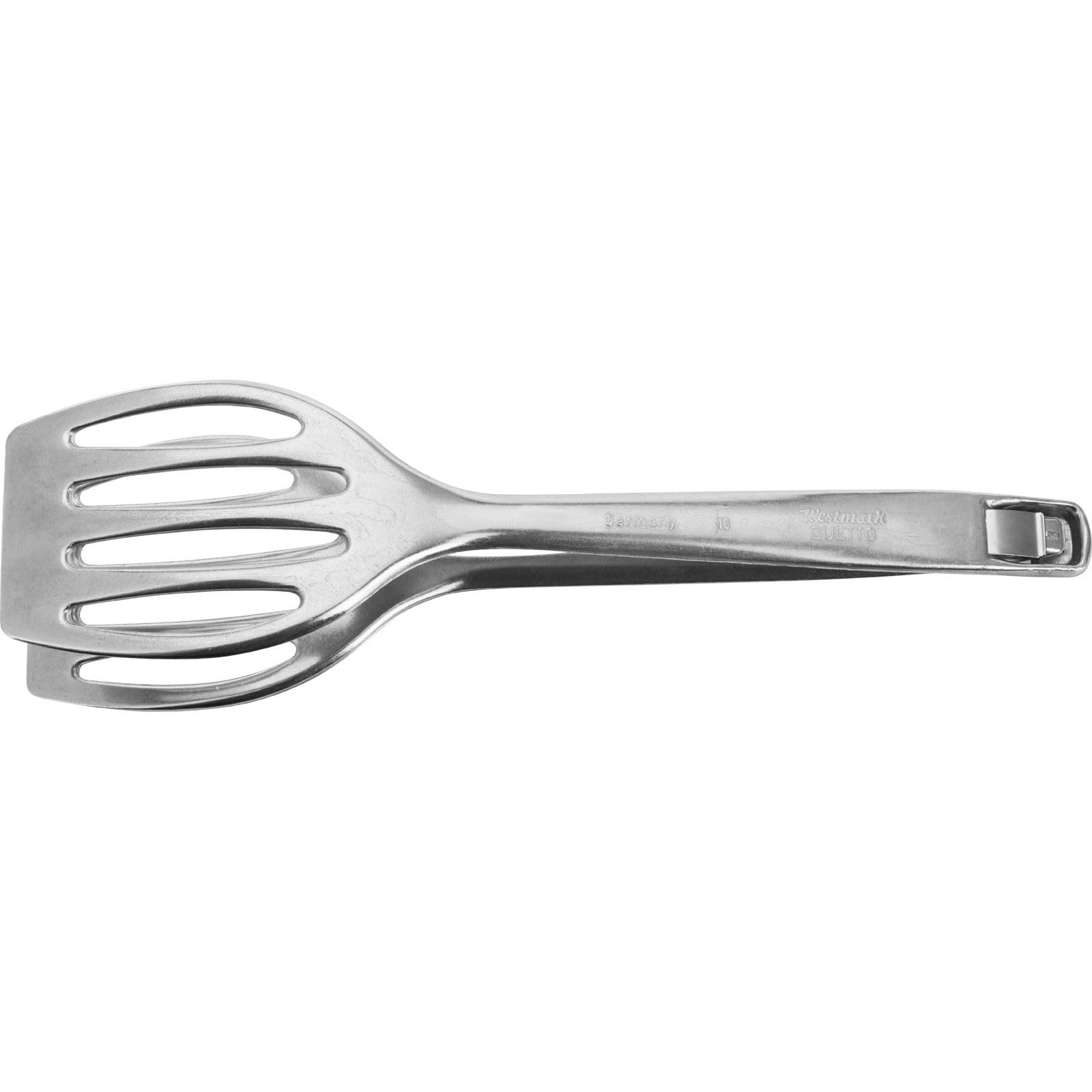 westmark-duetto-double-spatule-et-pince-barbecue-27-5-cm-aluminium-moul-2-en-1 image 3