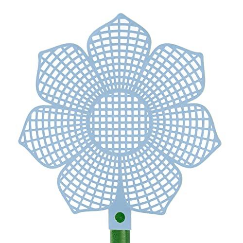 westmark-509522e3-lot-de-3-tapettes-mouches-fleur-en-plastique-vert-couleurs-ass image 6