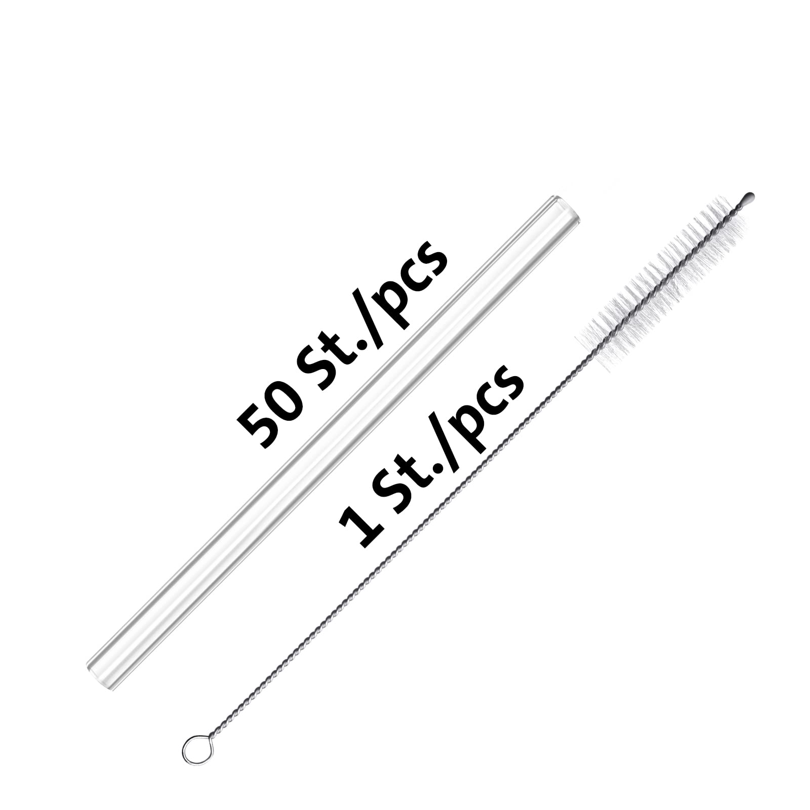 westmark-626122e1-pailles-de-nettoyage-verre-lot-de-50-pailles-en-verre-150-mm-a image 3