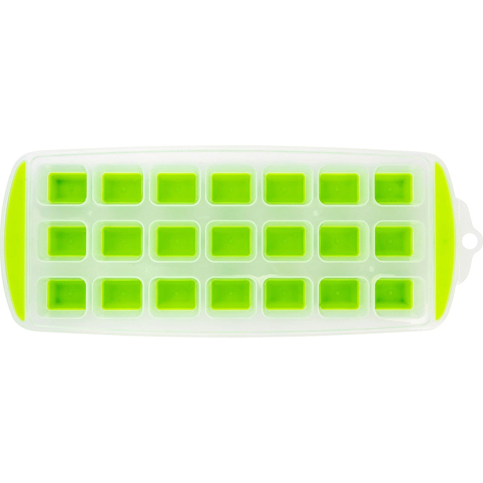 westmark-52132270-machine-gla-ons-lot-de-2-bacs-gla-ons-carr-s-transparent-vert image 3