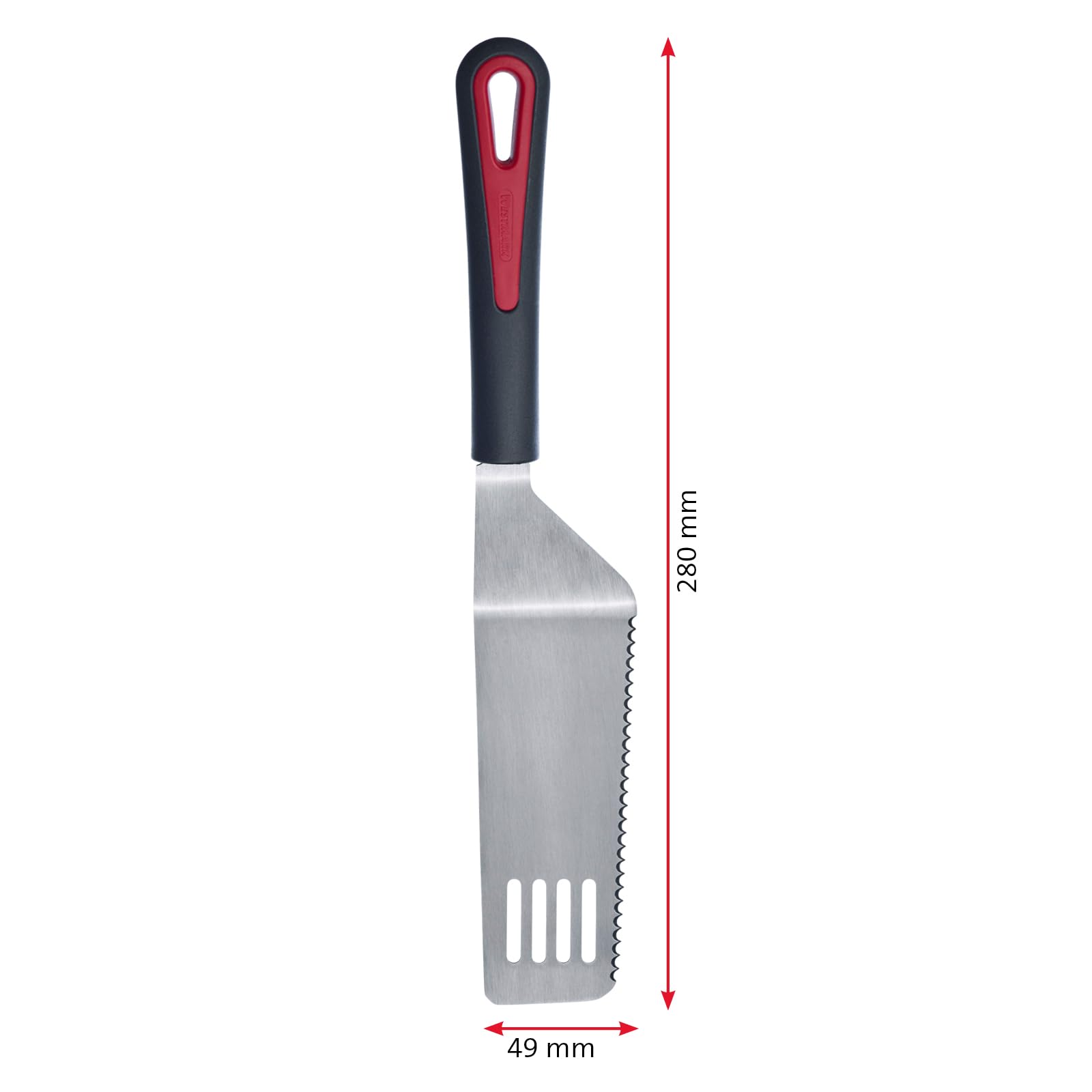 westmark-gallant-29332270-spatule-tranchante-plastique-et-acier-inoxydable-noir- image 4