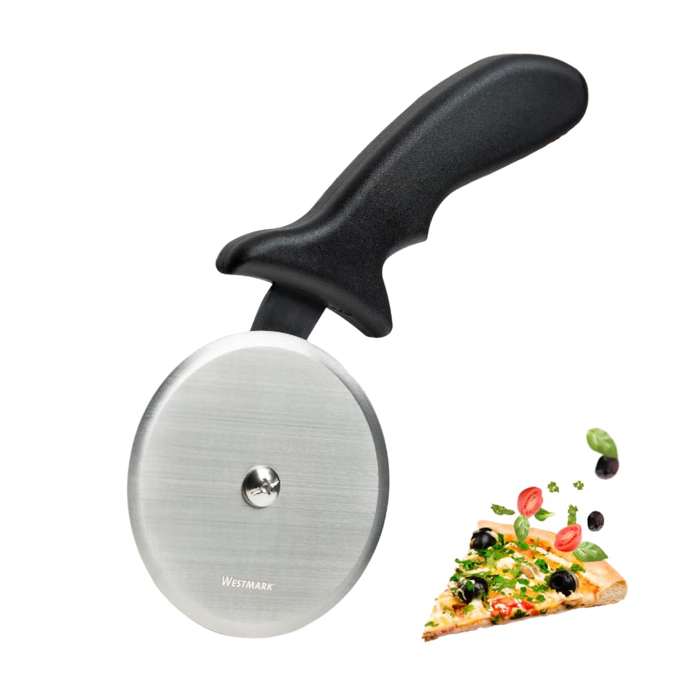westmark-master-line-13282270-roulette-pizza-xxl-lame-acier-inoxydable-10-cm-noi image 1
