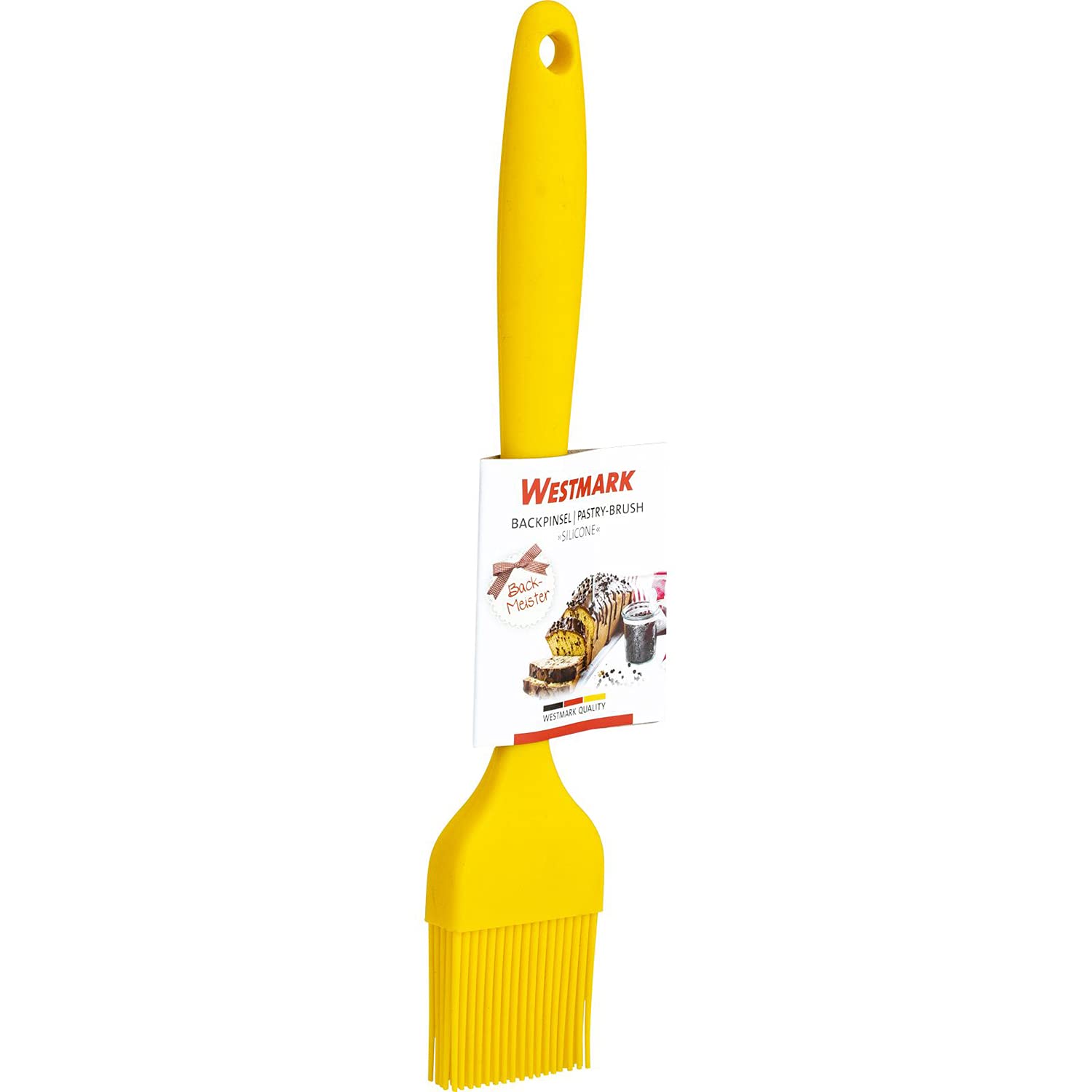 westmark-1556227y-pinceau-badigeonner-et-p-tisserie-silicone-jaune-26-cm-sans-pe image 8