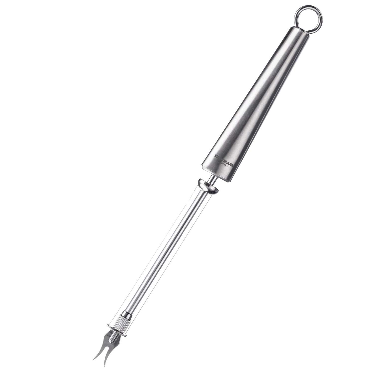 westmark-coupe-fromage-glory-avec-2-fils-de-coupe-et-t-te-fourchette-28-cm-acier image 1