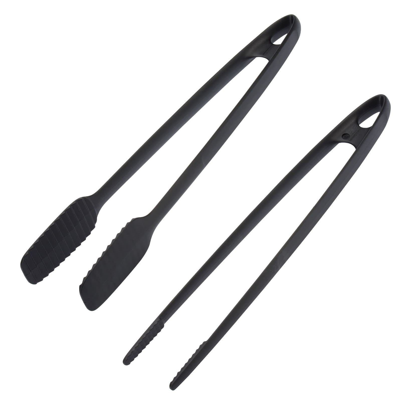 westmark-set-de-2-pinces-r-tir-servir-et-barbecue-plastique-pa-29-et-33-cm-noir- image 1