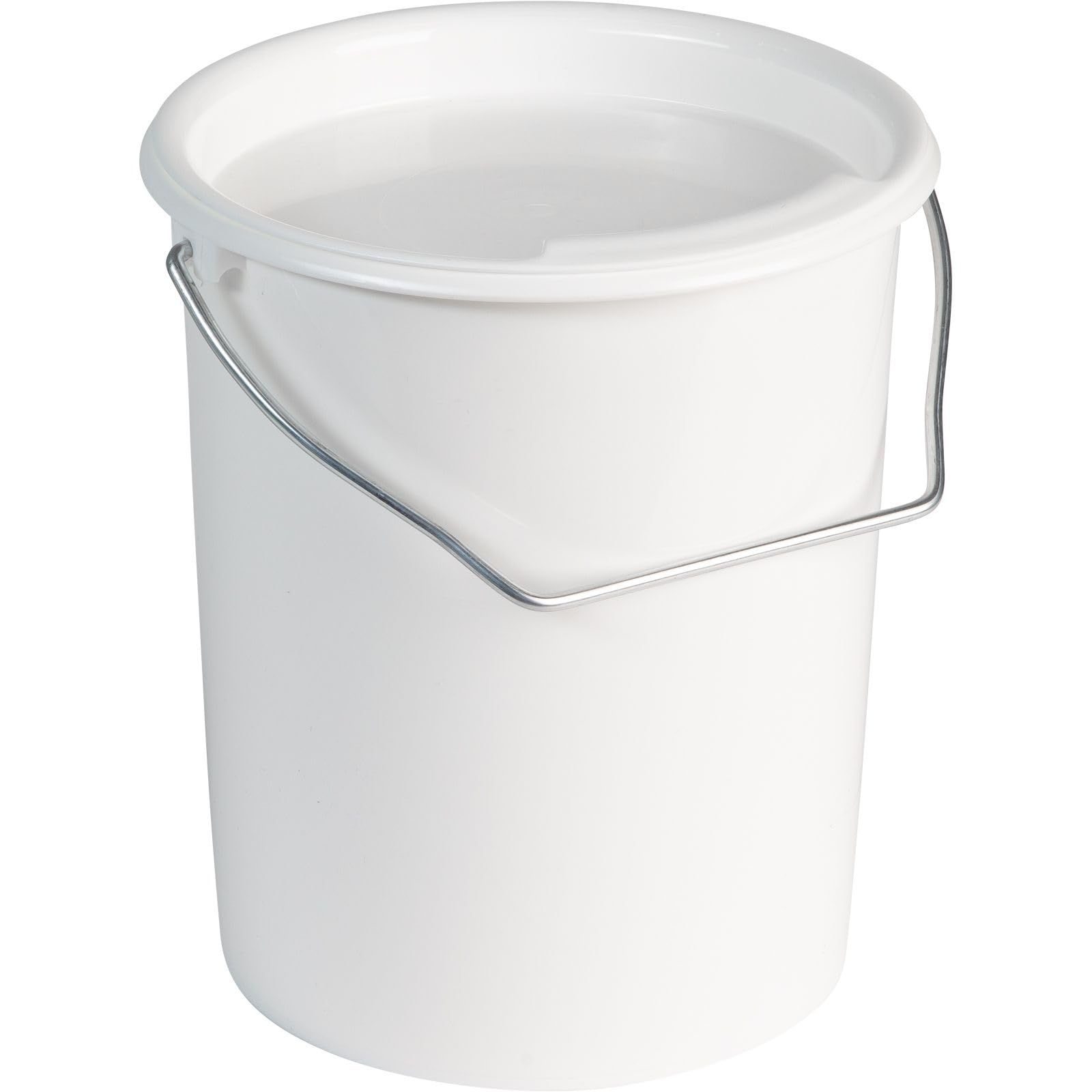 westmark-seau-lait-et-provisions-3-l-avec-anse-et-couvercle-plastique-pe-blanc-2 image 1