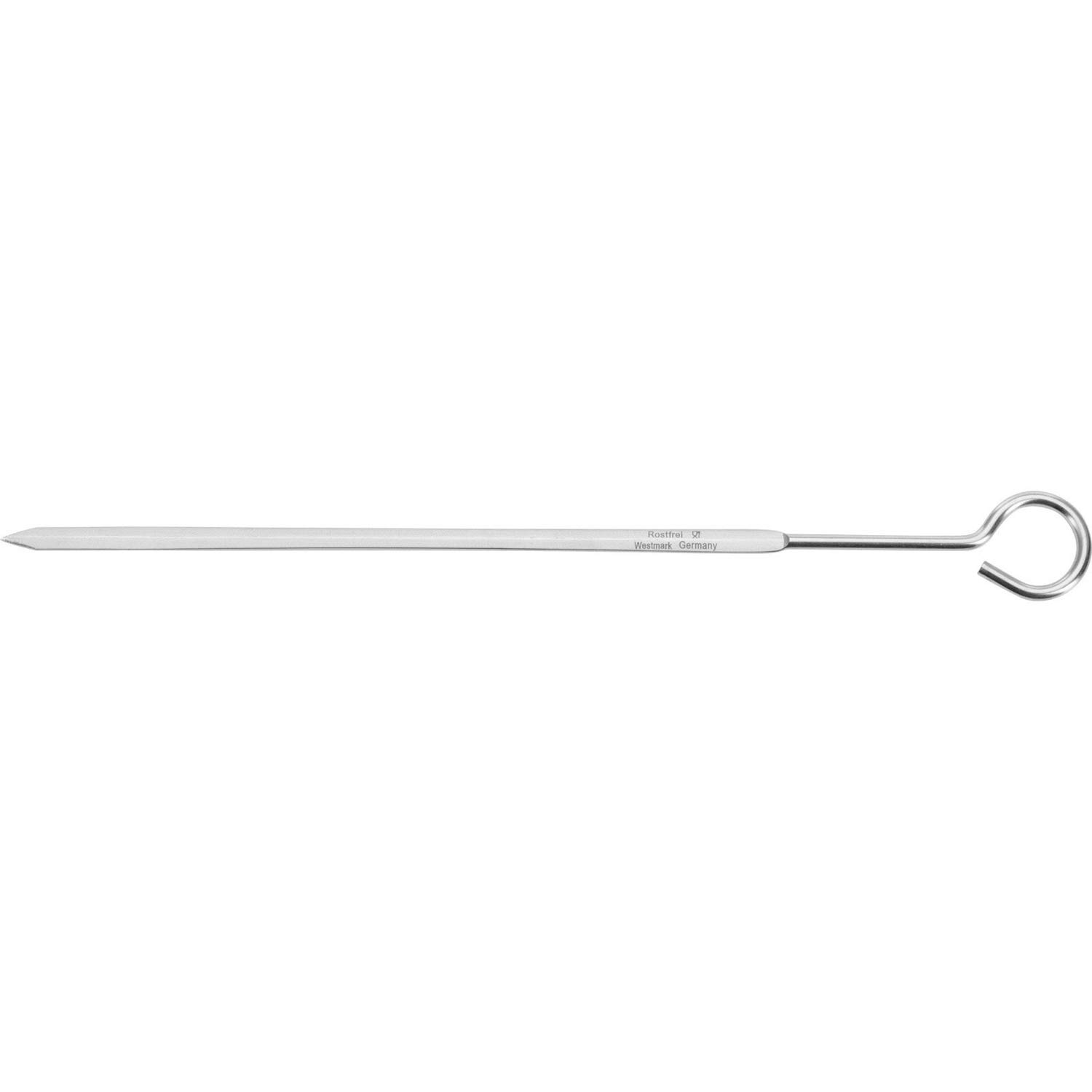 westmark-12602270-piques-brochettes-acier-inoxydable-23-cm-lot-de-3-argent-forma image 3