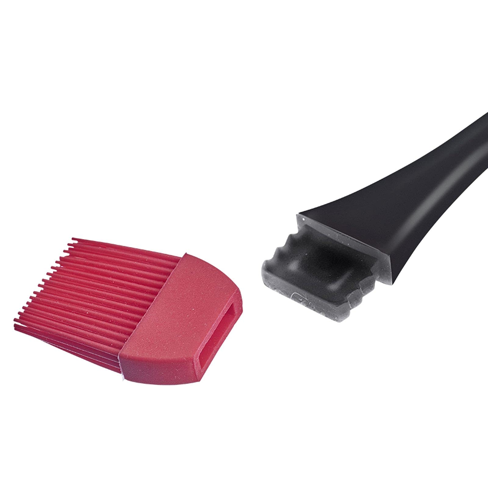 westmark-15452270-pinceau-r-tir-en-silicone-rouge-noir-avec-t-te-amovible-et-man image 3