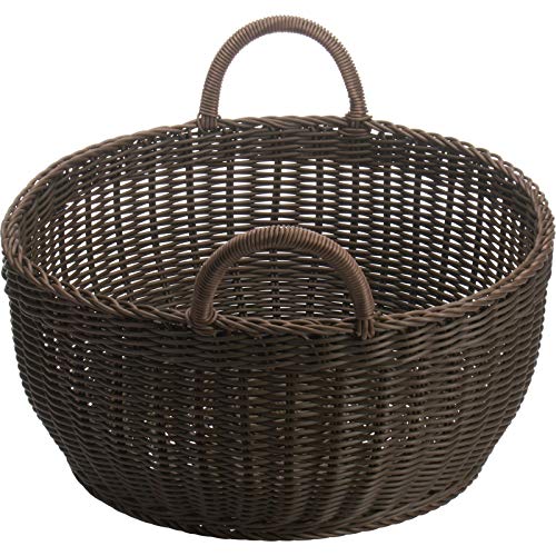 westmark-saleen-2038868-panier-de-rangement-rond-avec-2-anses-marron-42-x-19-cm image 7
