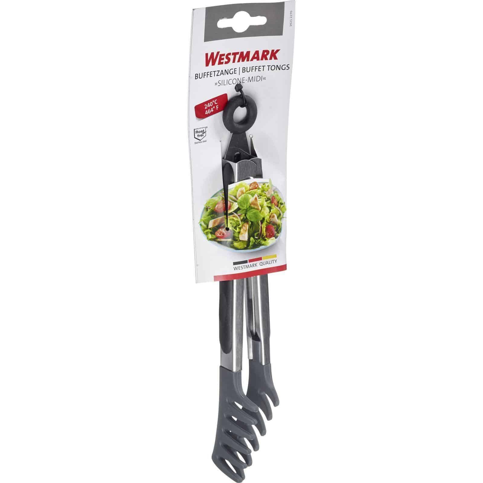 westmark-fork-silicone-mini-pince-buffet-16212270-silicone-inox-25-5-cm-antid-ra image 6