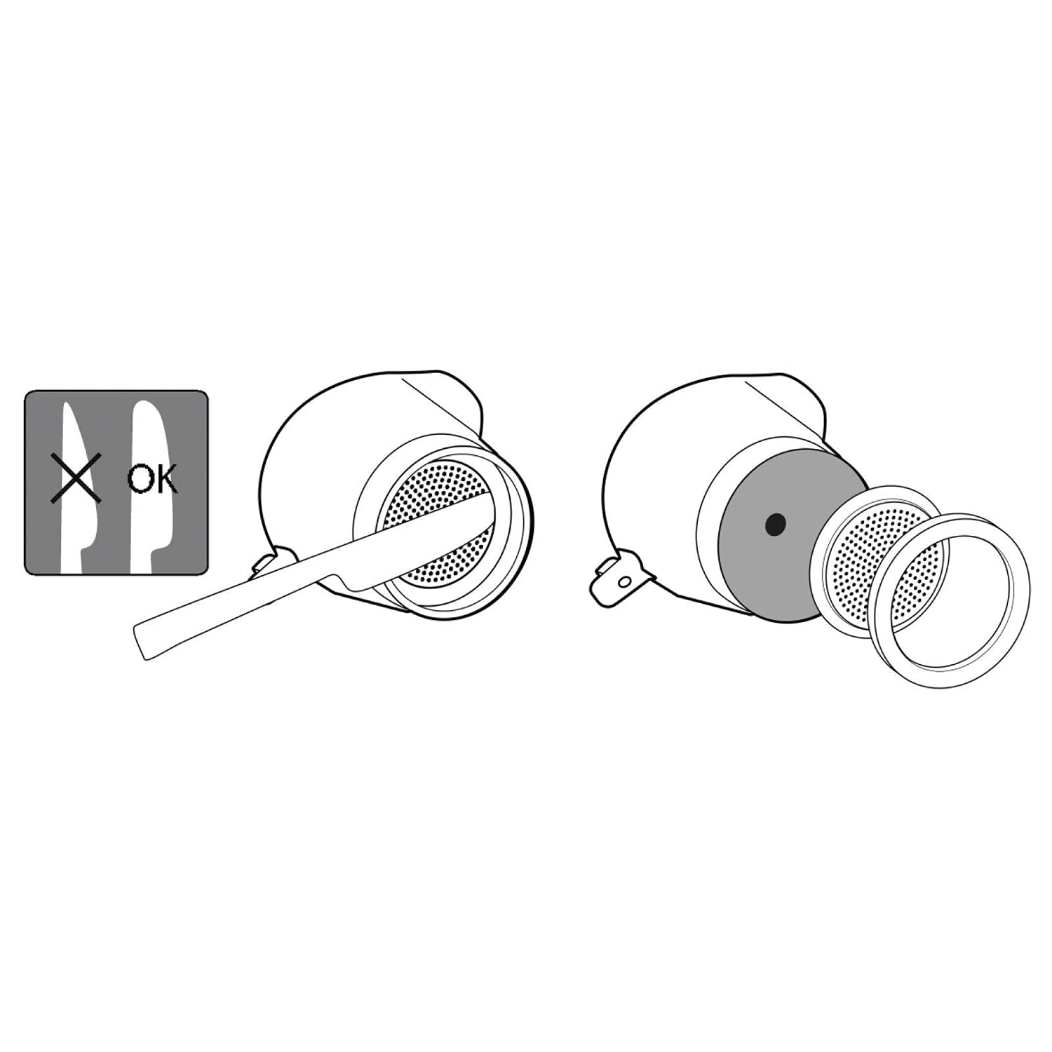 westmark-2460228e-lot-de-2-joints-d-tanch-it-en-silicone-et-1-plaque-filtrante-p image 8