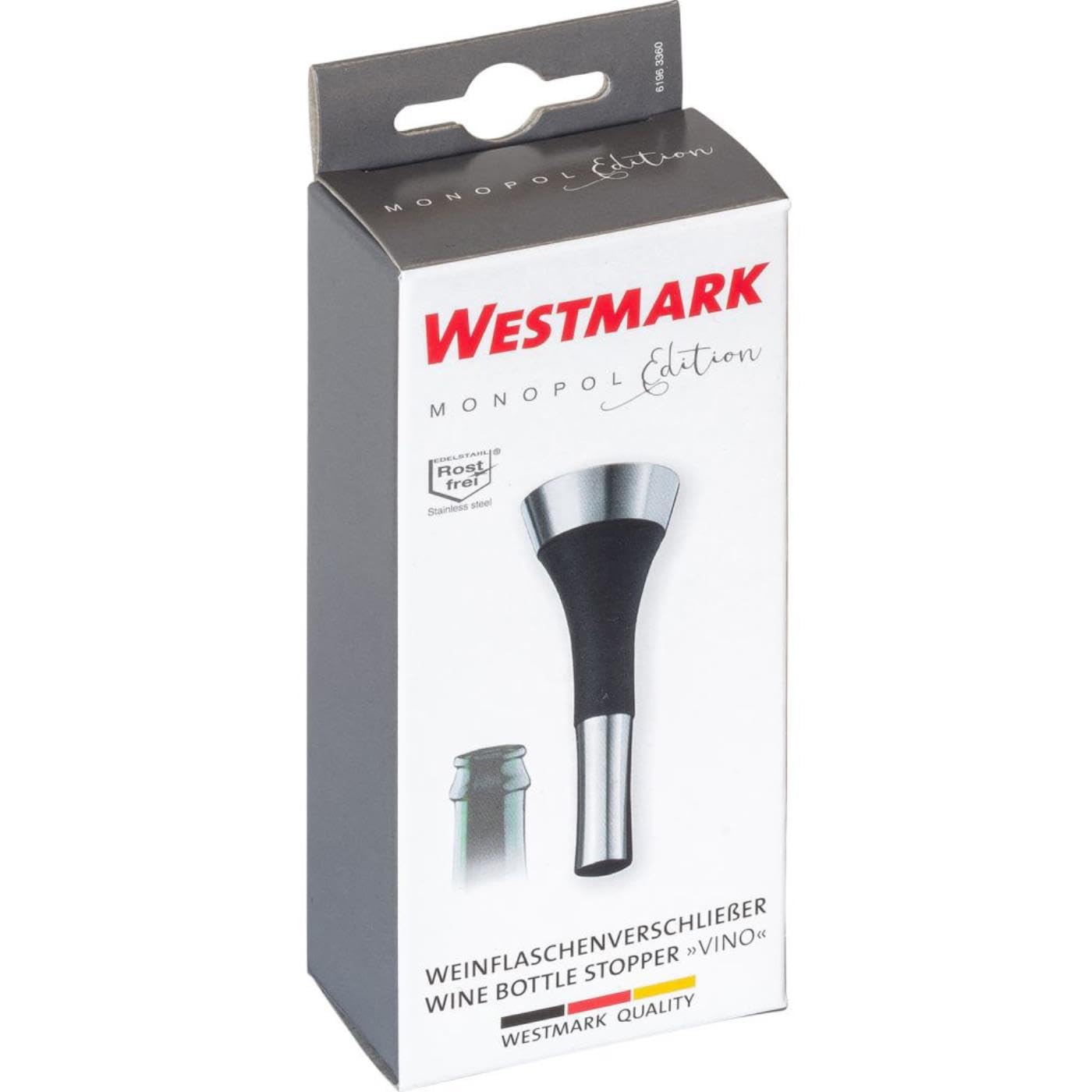 westmark-vino-monopol-edition-61963360-bouchon-de-bouteille-en-silicone-et-acier image 2