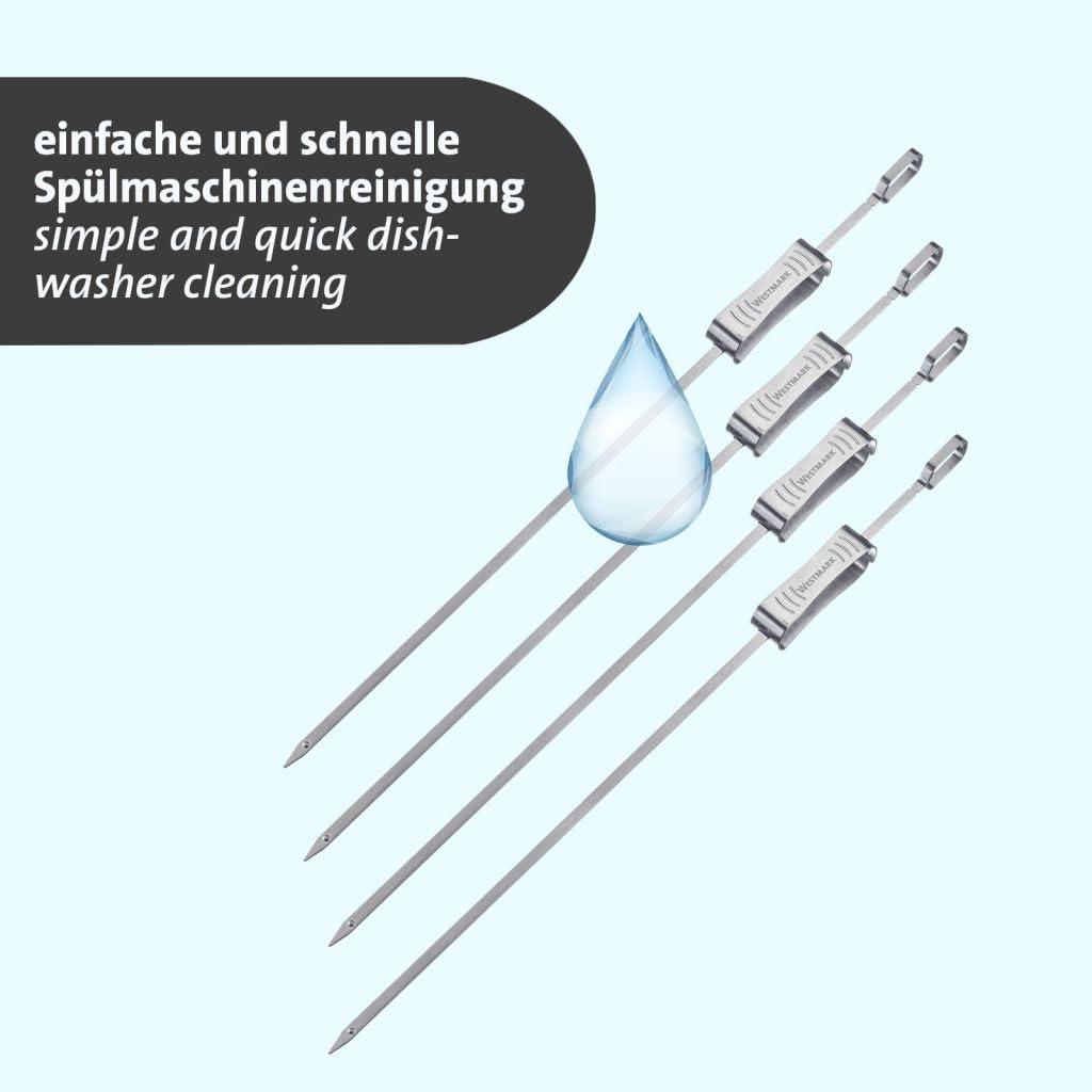 westmark-15972270-lot-de-4-brochettes-de-barbecue-extra-longues-en-acier-inoxyda image 6