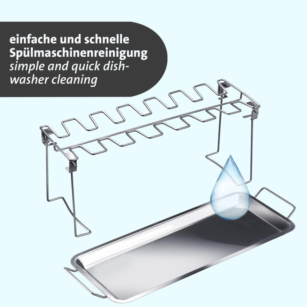 westmark-support-pour-pilons-de-poulet-en-acier-inoxydable-jusqu-14-pilons-avec- image 6