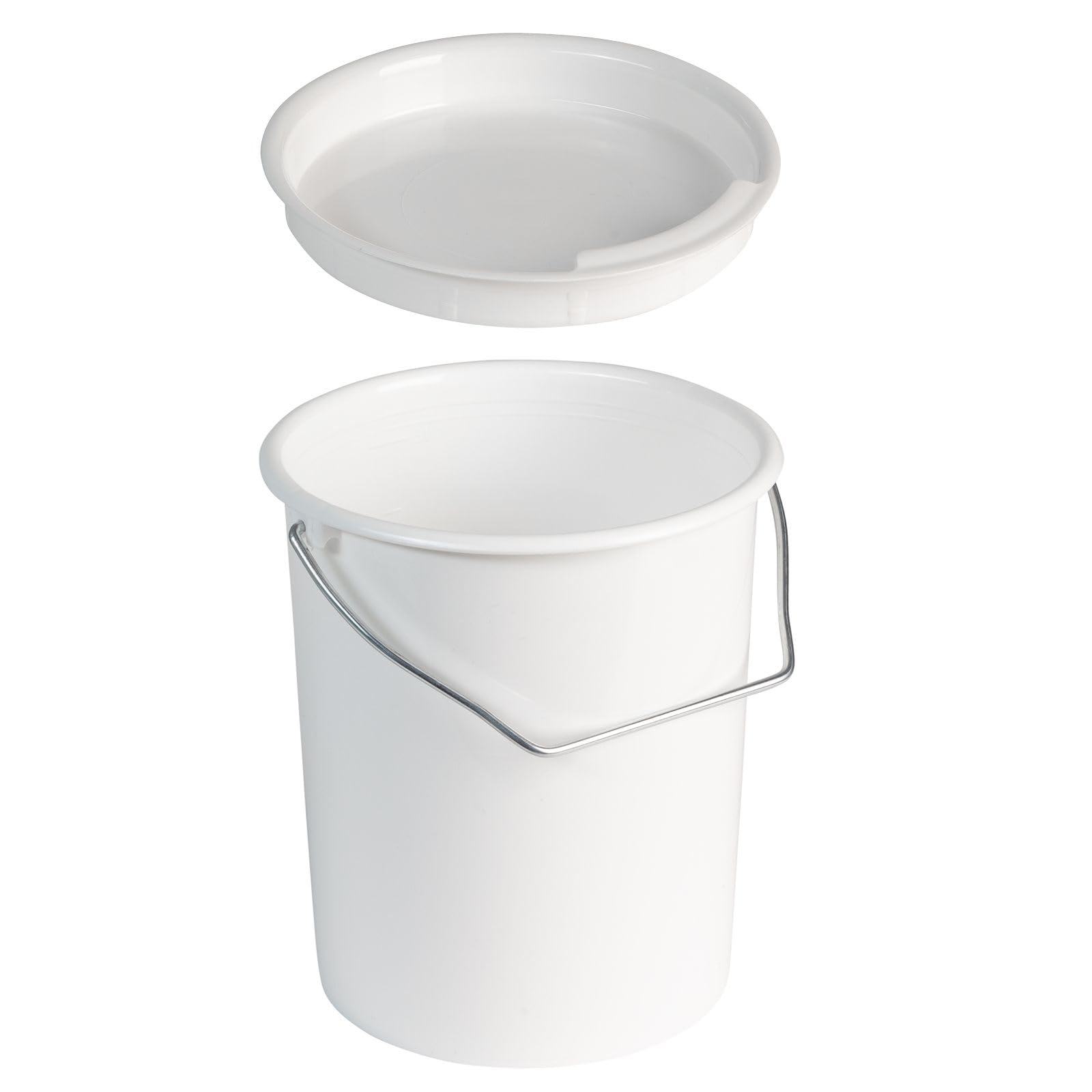 westmark-seau-lait-et-provisions-3-l-avec-anse-et-couvercle-plastique-pe-blanc-2 image 3