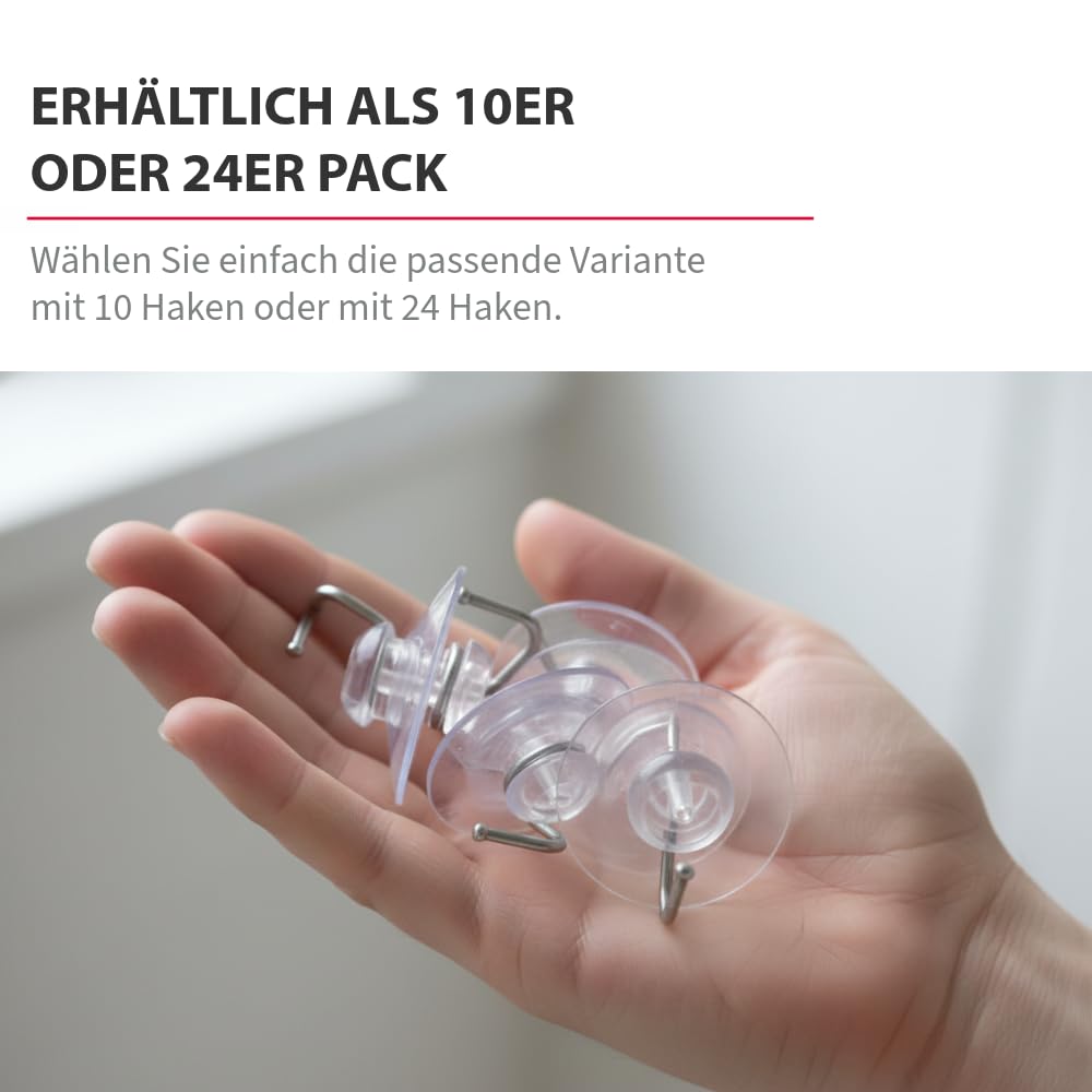 westmark-531822e3-crochets-ventouse-set-de-24-2-cm-plastique-pvc-acier-transpare image 6