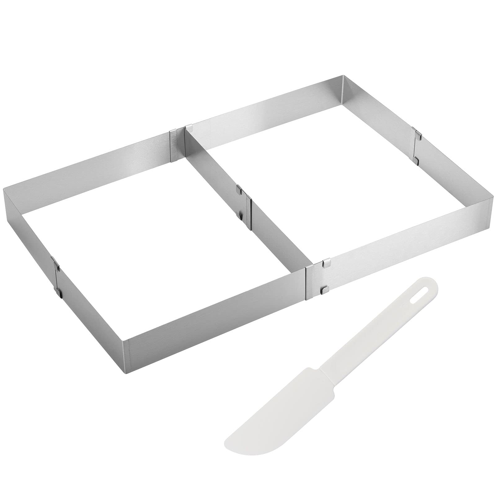 westmark-313222e6-kit-de-p-tisserie-2-pi-ces-cadre-g-teau-pizza-r-glable-grattoi image 1