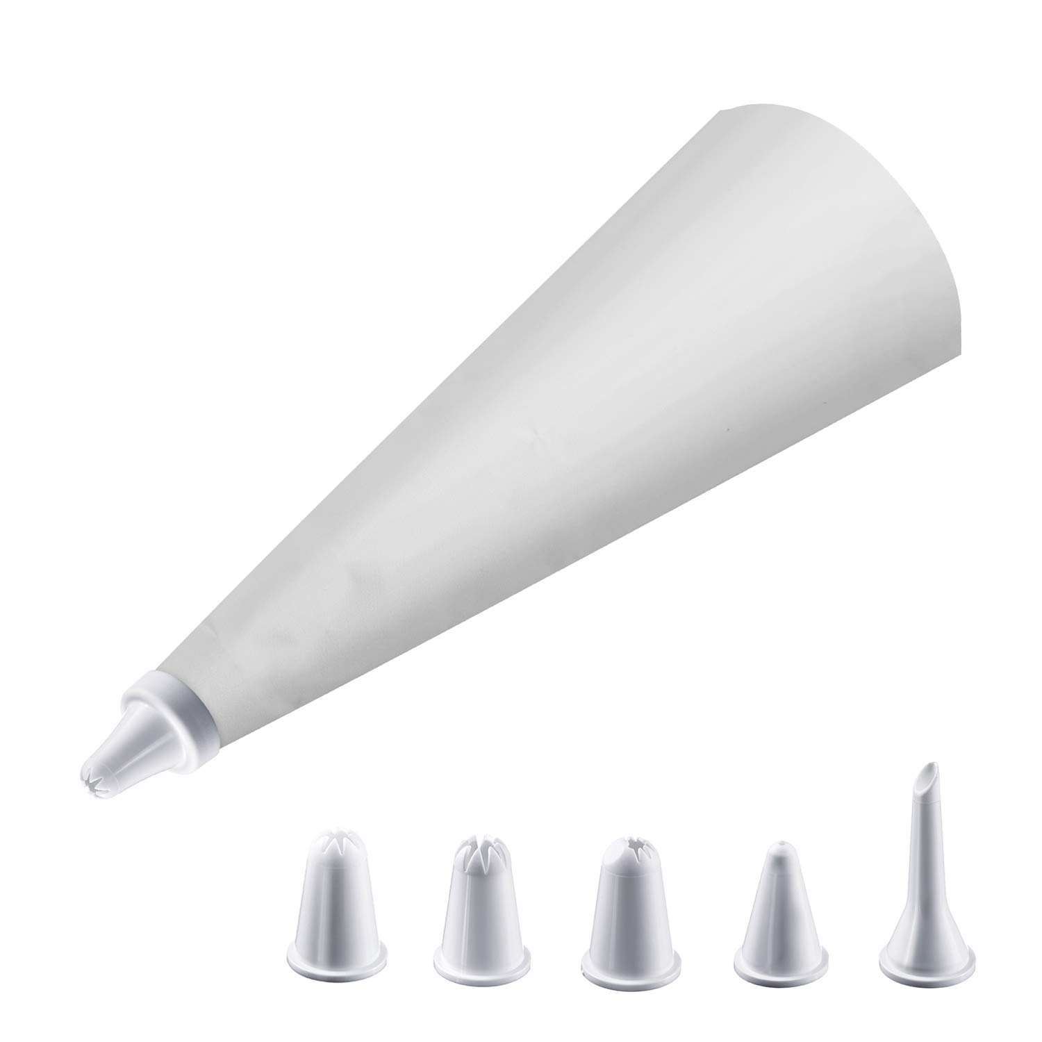 westmark-30862260-set-de-7-poches-douille-en-polypropyl-ne-blanc-poche-adaptateu image 1