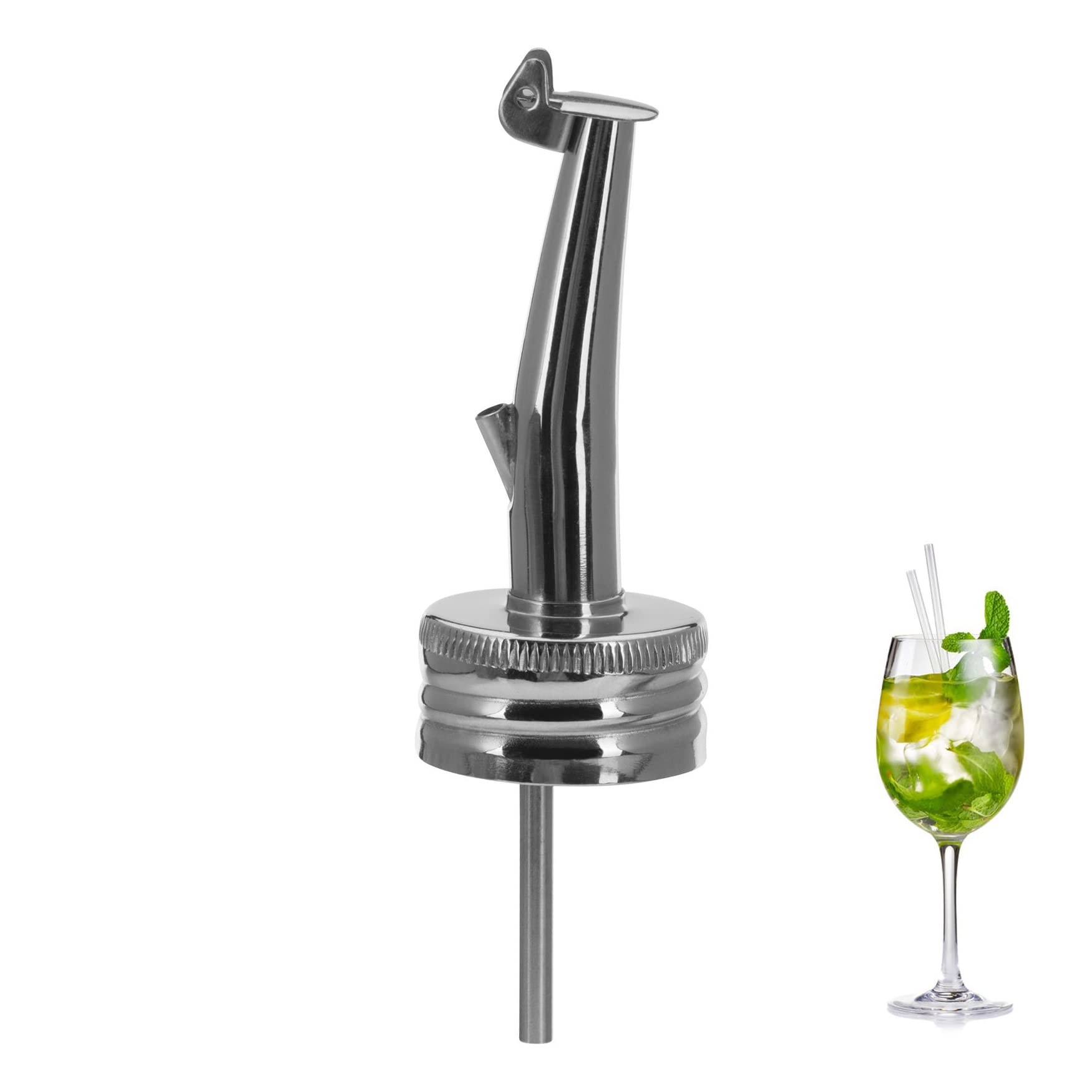 westmark-inox-gastro-becs-verseurs-freeflow-pour-bouteilles-set-de-2-31-5-mm-fil image 2