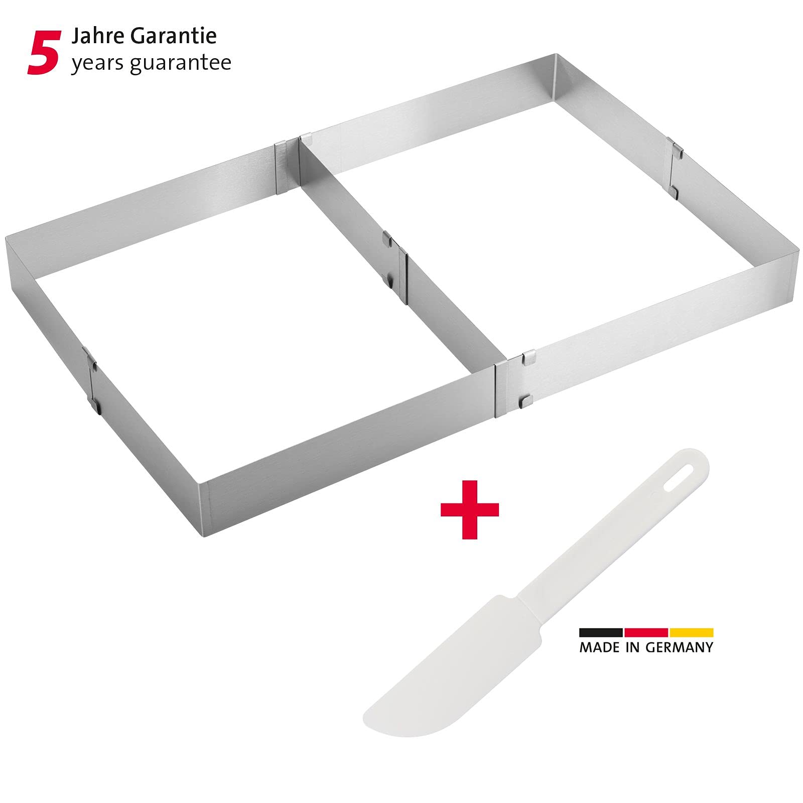 westmark-313222e6-kit-de-p-tisserie-2-pi-ces-cadre-g-teau-pizza-r-glable-grattoi image 2
