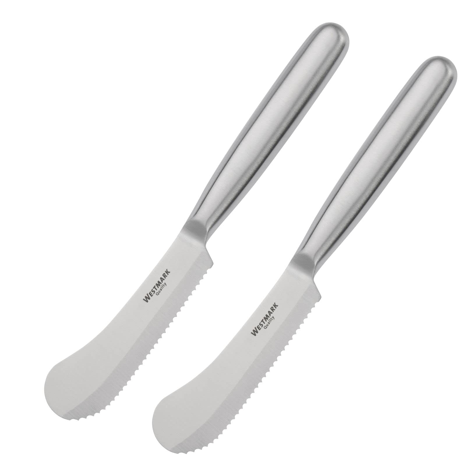westmark-135922e3-lot-de-2-couteaux-d-jeuner-beurre-lame-dentel-e-22-cm-acier-in image 1