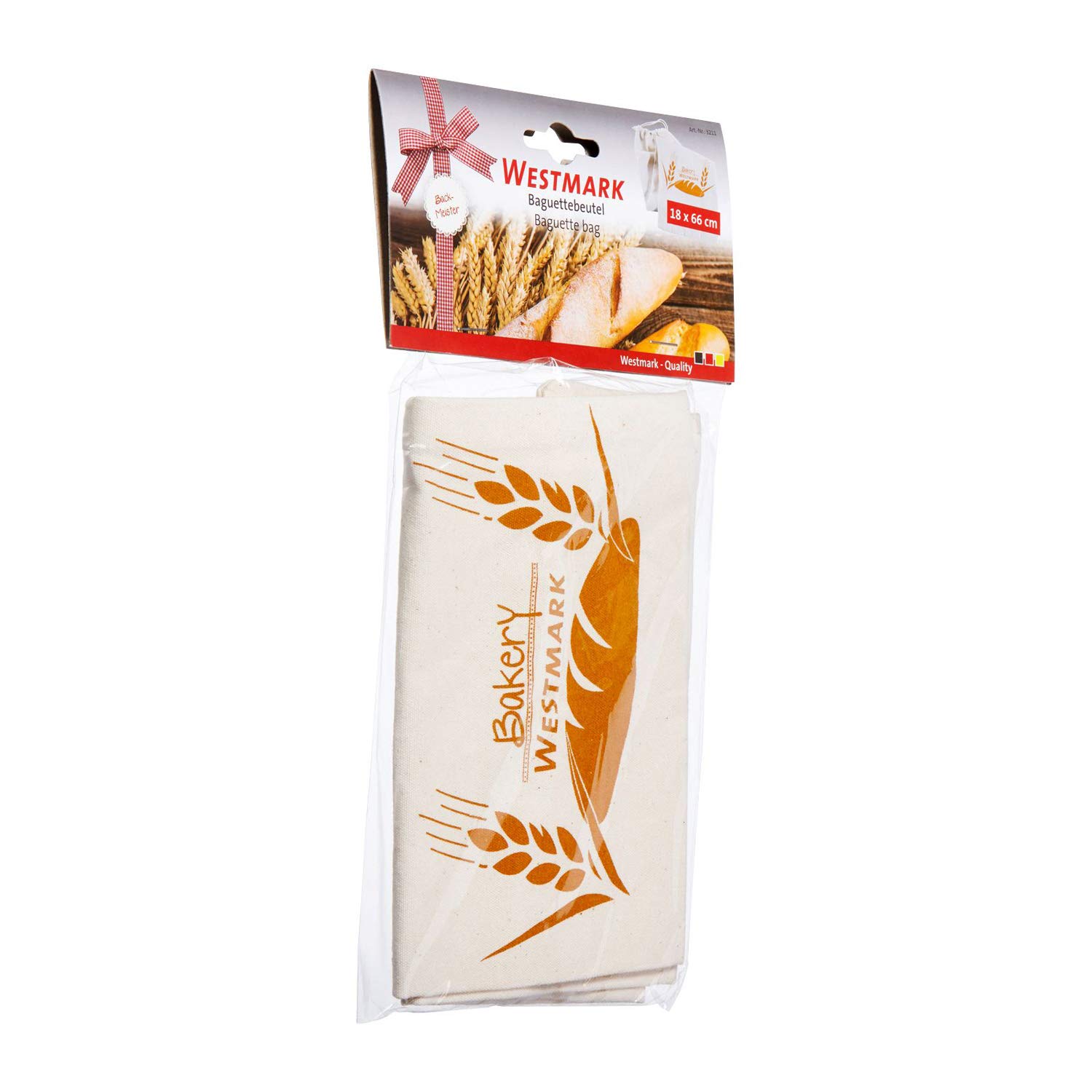 westmark-32112270-sac-baguette-en-coton-blanc-avec-cordon-de-serrage image 4
