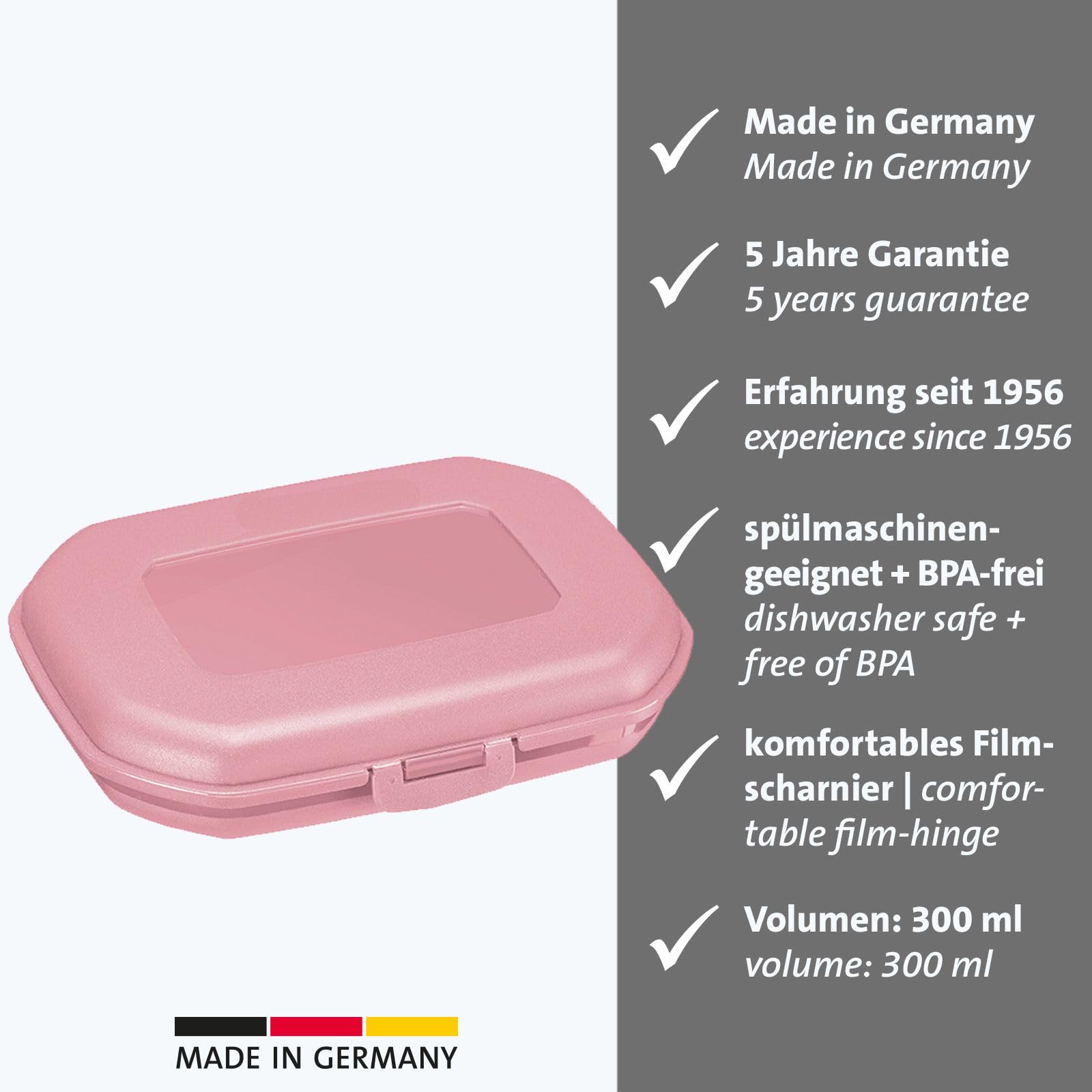 westmark-2351227p-bo-te-snack-mini-avec-fermeture-clic-plastique-rose-hauteur-en image 2