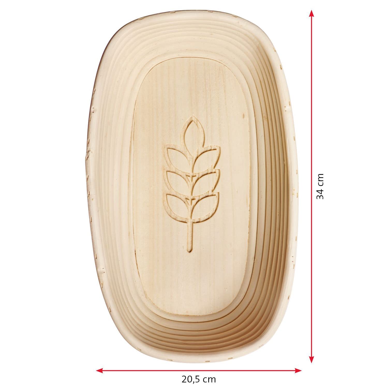 westmark-panier-fermentation-ovale-en-roseau-avec-housse-en-coton-pi-inclus-rose image 6
