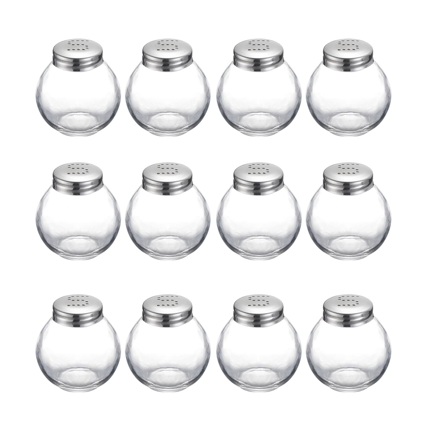 westmark-roma-654722e2-sali-re-verre-et-acier-inoxydable-50-ml-lot-de-12-argent- image 1