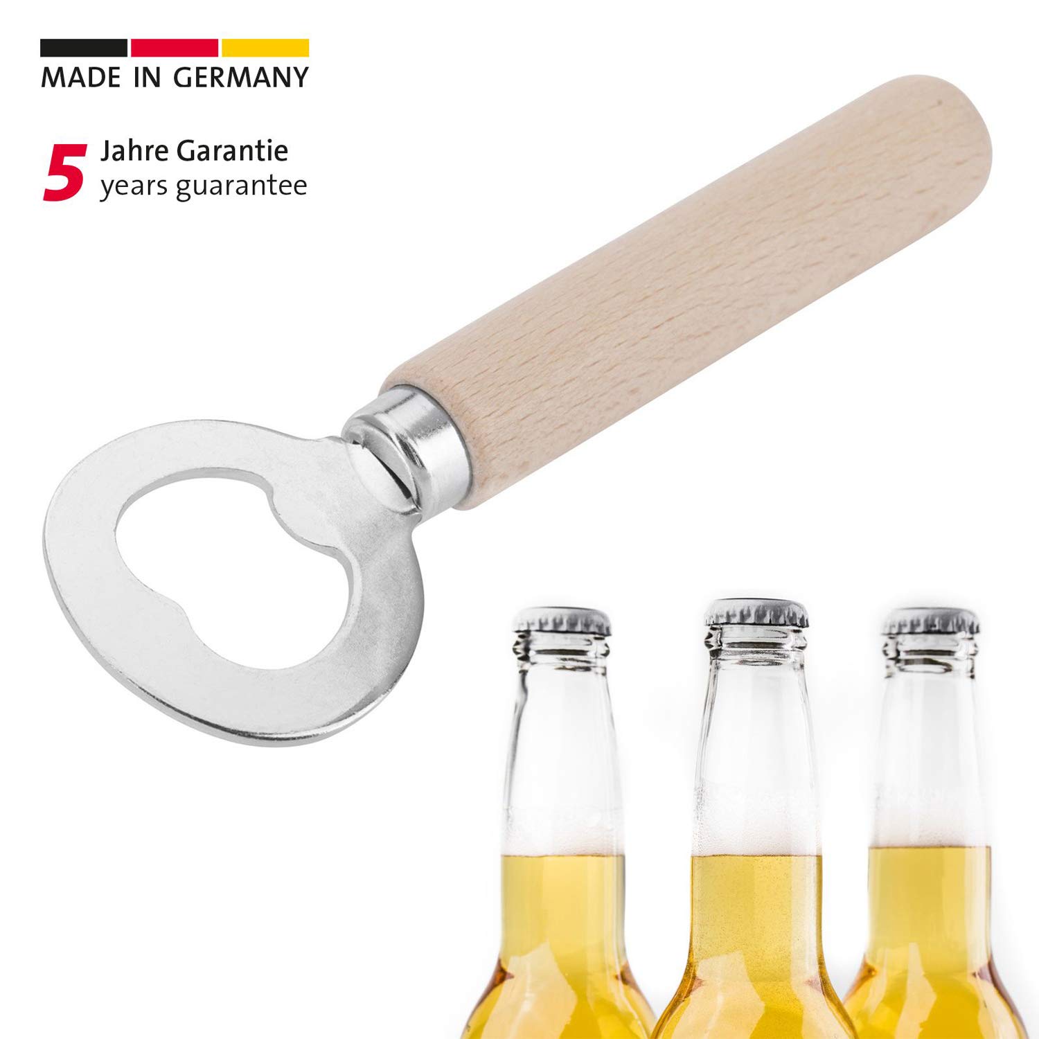 westmark-woody-10082270-ouvre-bouteille-d-capsuleur-levier-bois-de-h-tre-et-acie image 2