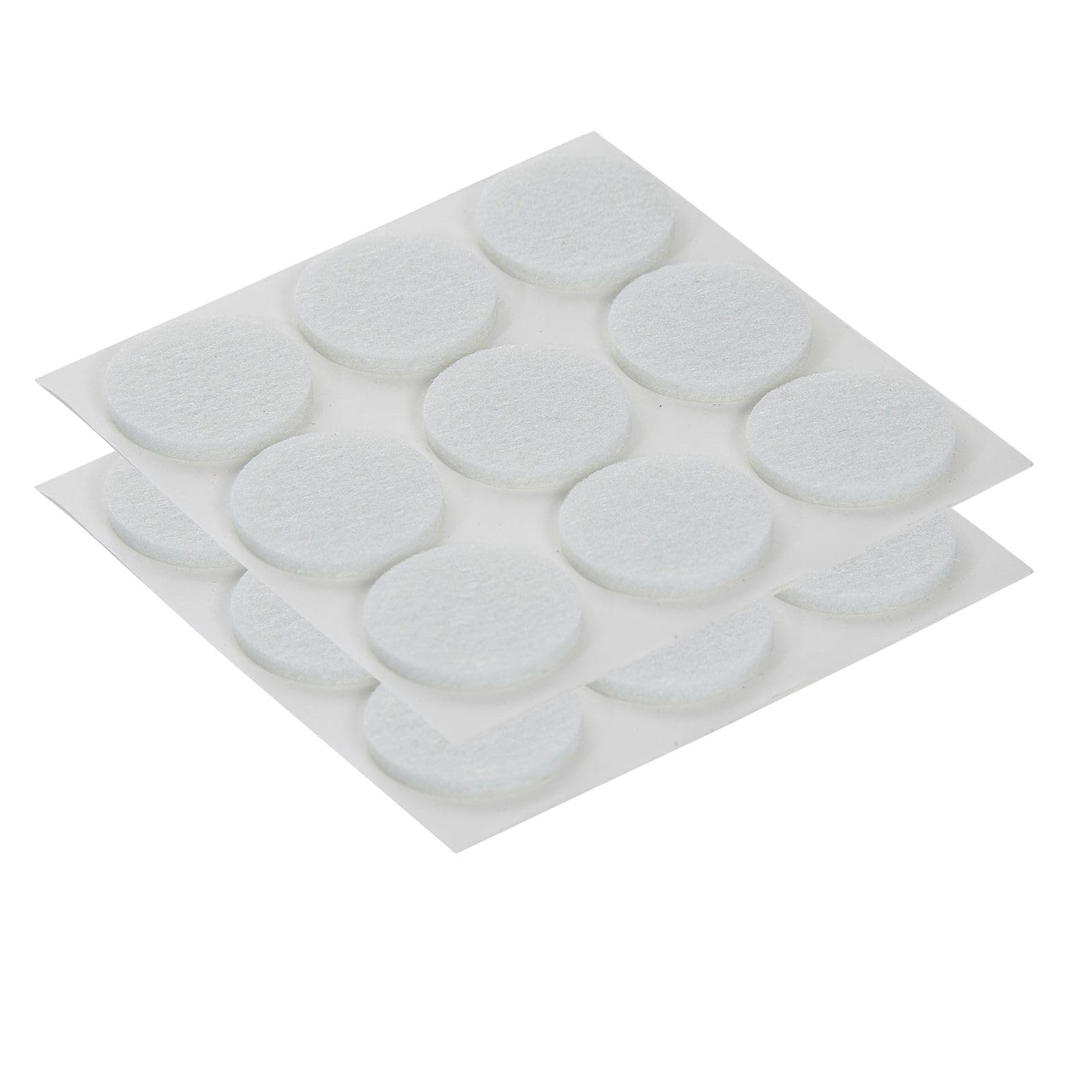 westmark-patins-en-feutre-16-pi-ces-25-mm-blanc-protection-des-sols-d-licats image 1