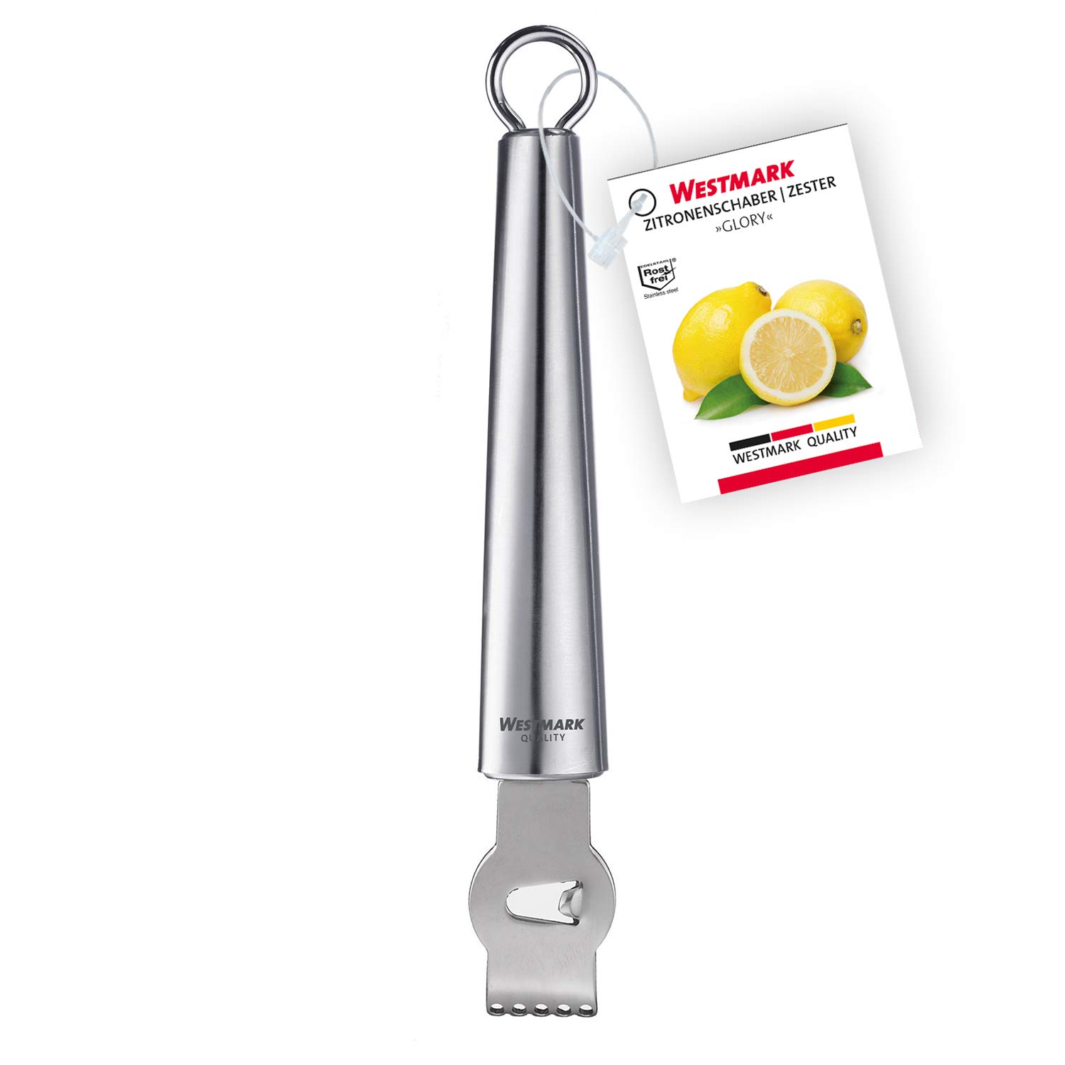 westmark-glory-zesteur-citron-grattoir-zeste-avec-couteau-cannelier-17-5-cm-acie image 8