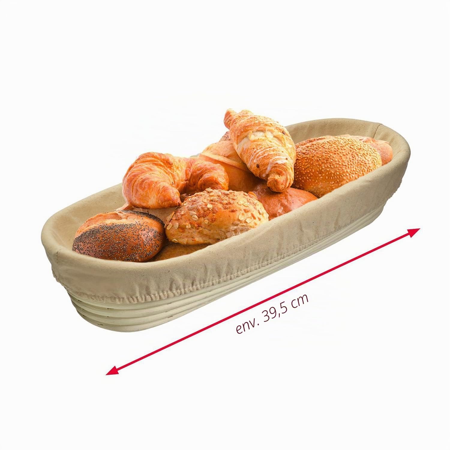 westmark-set-de-panier-de-fermentation-2-pi-ces-banneton-ovale-en-roseau-naturel image 5