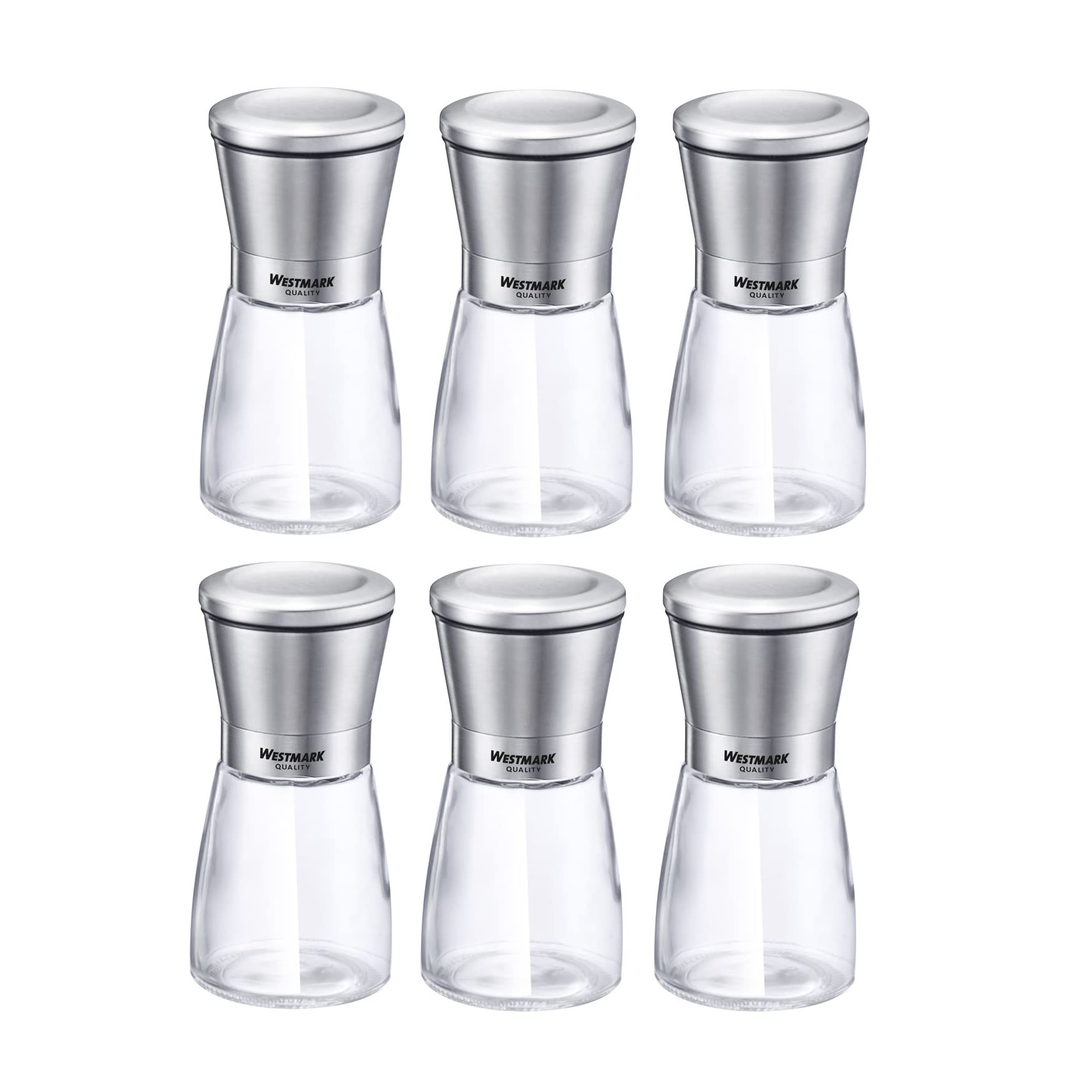 westmark-63342611-pr-sentoir-pices-avec-6-moulins-broyeur-c-ramique-verre-acier- image 1