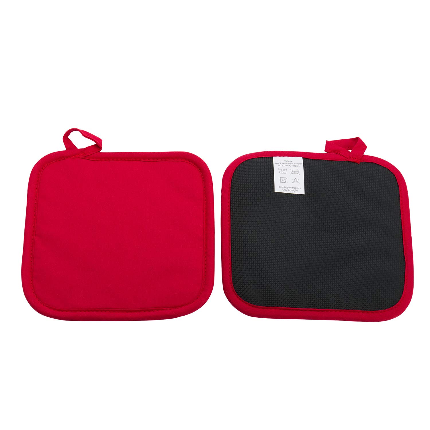 westmark-set-de-2-maniques-carr-es-20-x-20-cm-coton-et-n-opr-ne-antid-rapant-rou image 4