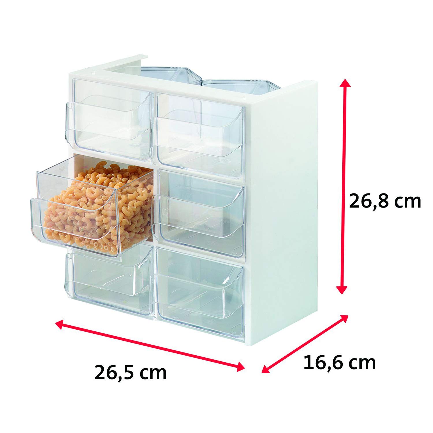 westmark-venezia-unit-de-distribution-6-compartiments-1-l-chacun-plastique-ps-tr image 7