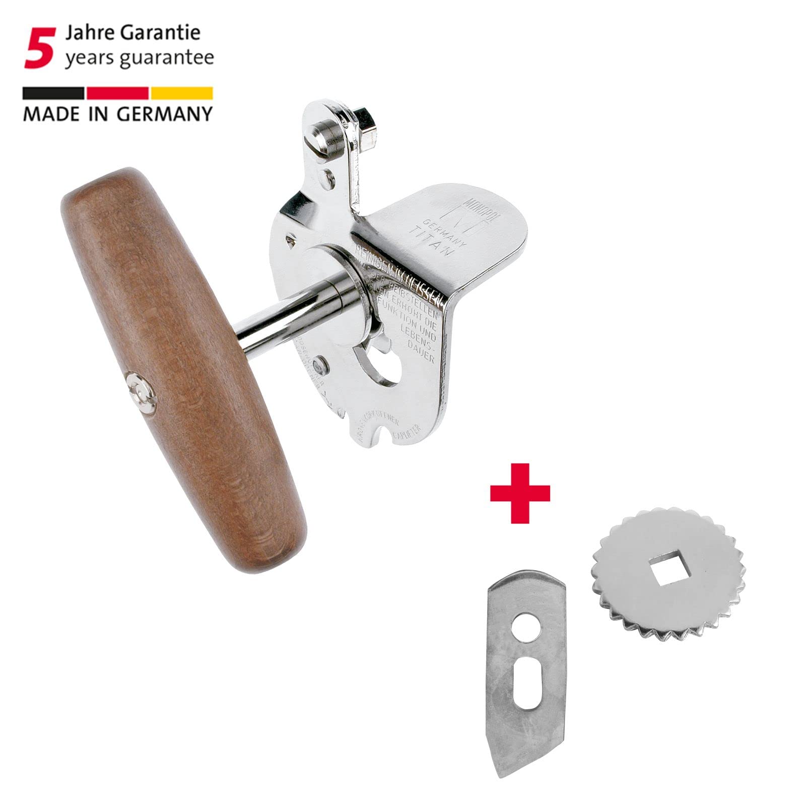 westmark-set-3-pi-ces-ouvre-bo-te-professionnel-titan-lame-et-roue-de-rechange-a image 2