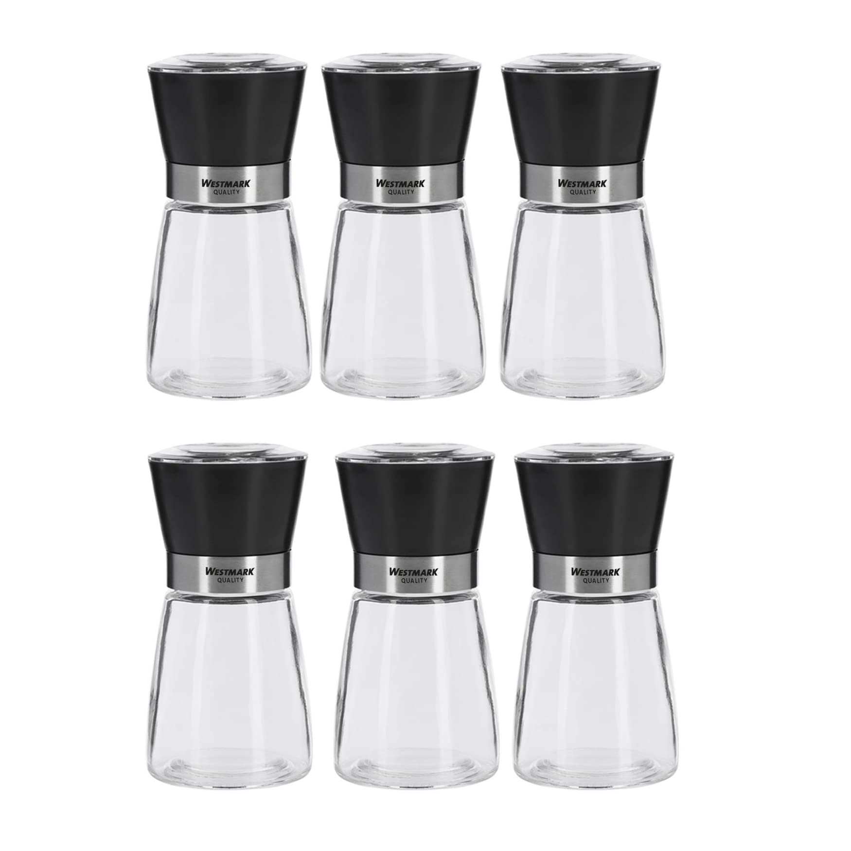 westmark-635422e2-lot-de-6-moulins-pices-en-verre-ps image 1