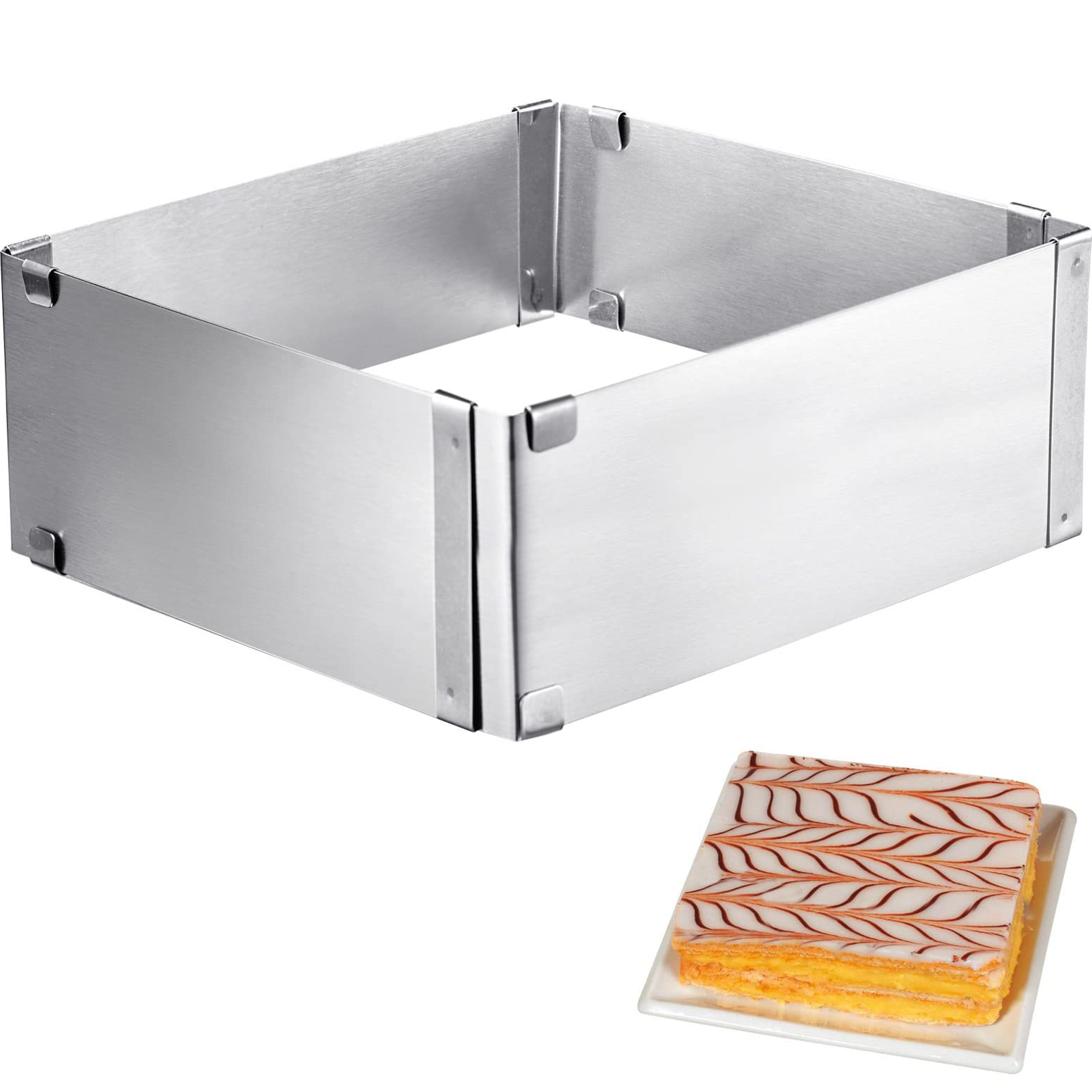 westmark-cadre-de-cuisson-r-glable-15-5-28-cm-extra-haut-8-cm-acier-inoxydable-a image 2