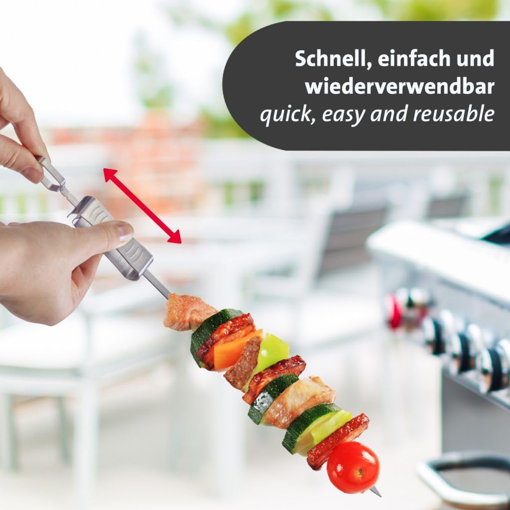 westmark-15972270-lot-de-4-brochettes-de-barbecue-extra-longues-en-acier-inoxyda image 4