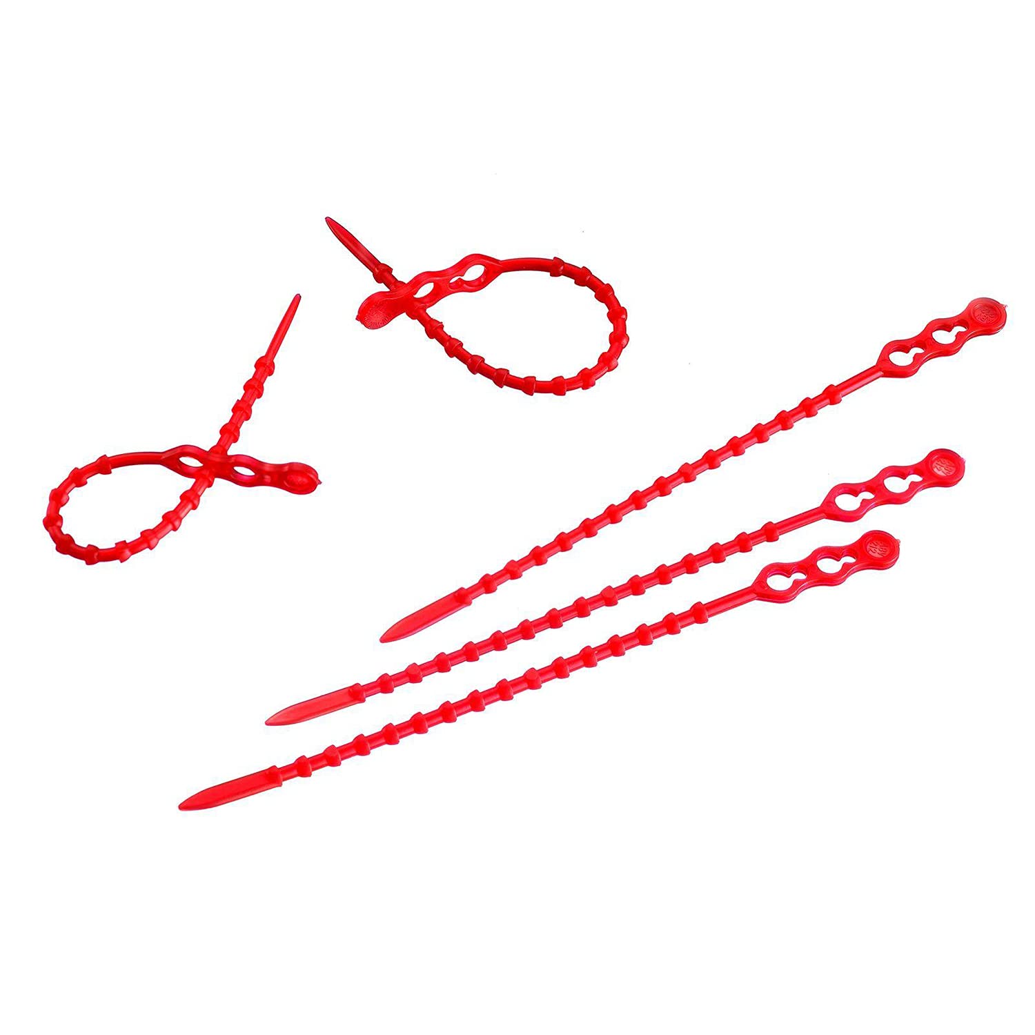westmark-attaches-rapides-r-utilisables-50-pi-ces-12-cm-plastique-pe-rouge-ficel image 1