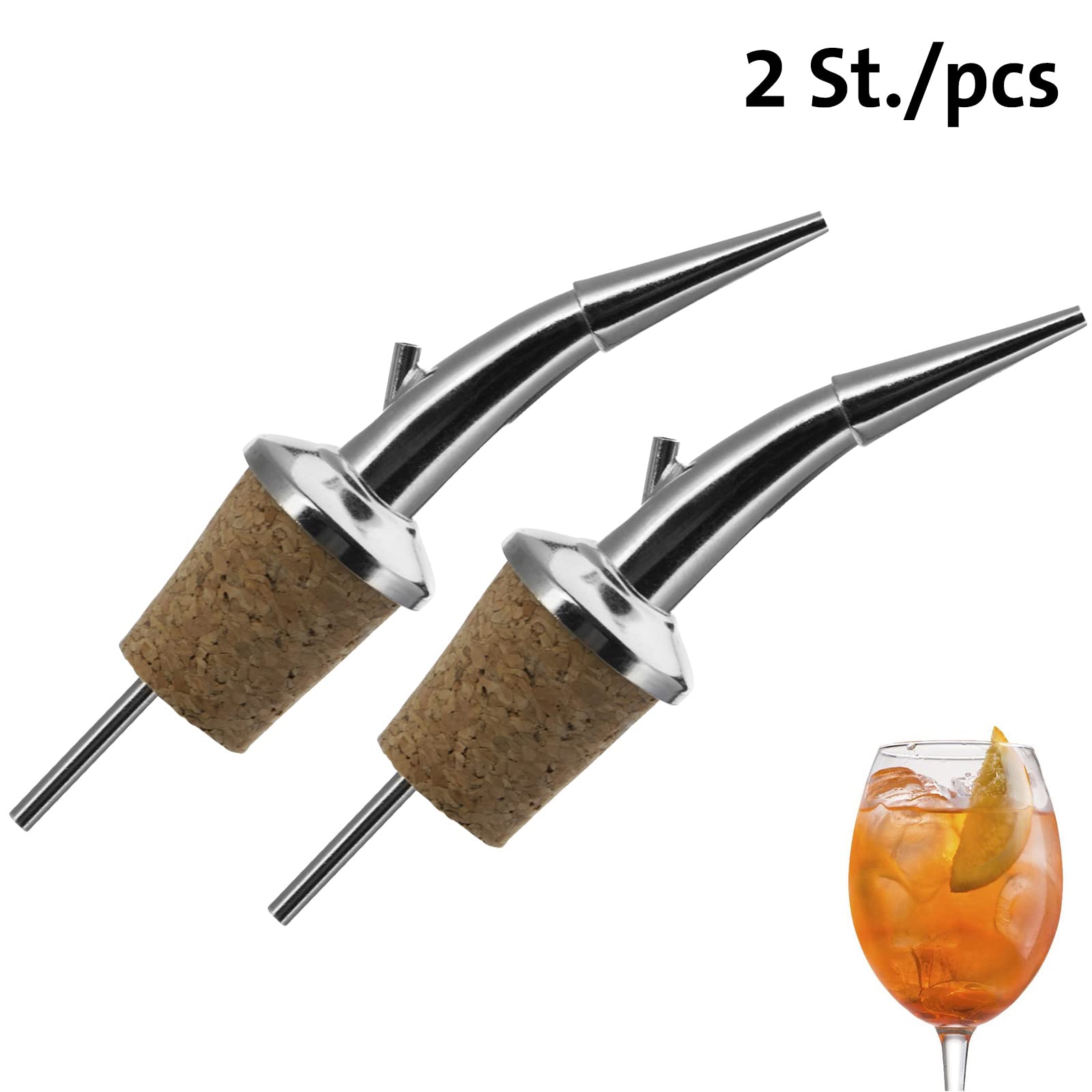 westmark-44302280-becs-verseurs-gastro-sp-cial-lot-de-2-avec-pointe-troite-en-li image 2