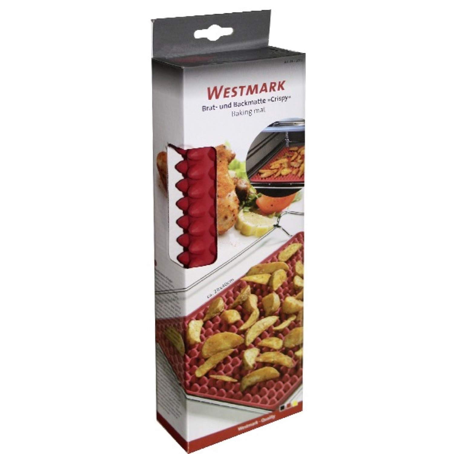 westmark-crispy-30112260-tapis-de-cuisson-et-friture-silicone-28-x-40-cm-rouge-r image 8