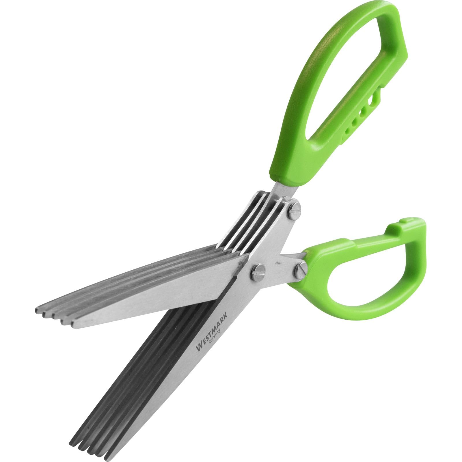 westmark-ciseaux-herbes-5-paires-de-lames-en-acier-inoxydable-20-cm-avec-peigne- image 2