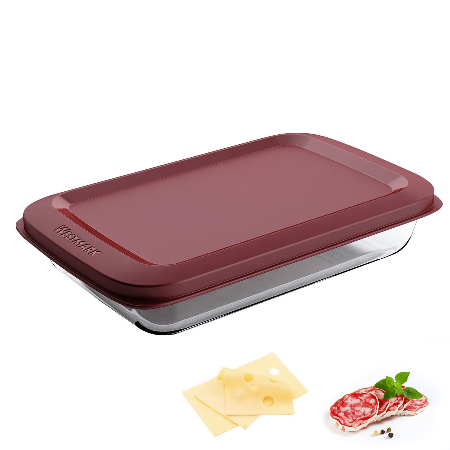 westmark-bol-charcuterie-en-verre-borosilicate-1600-ml-fermeture-herm-tique-empi image 2