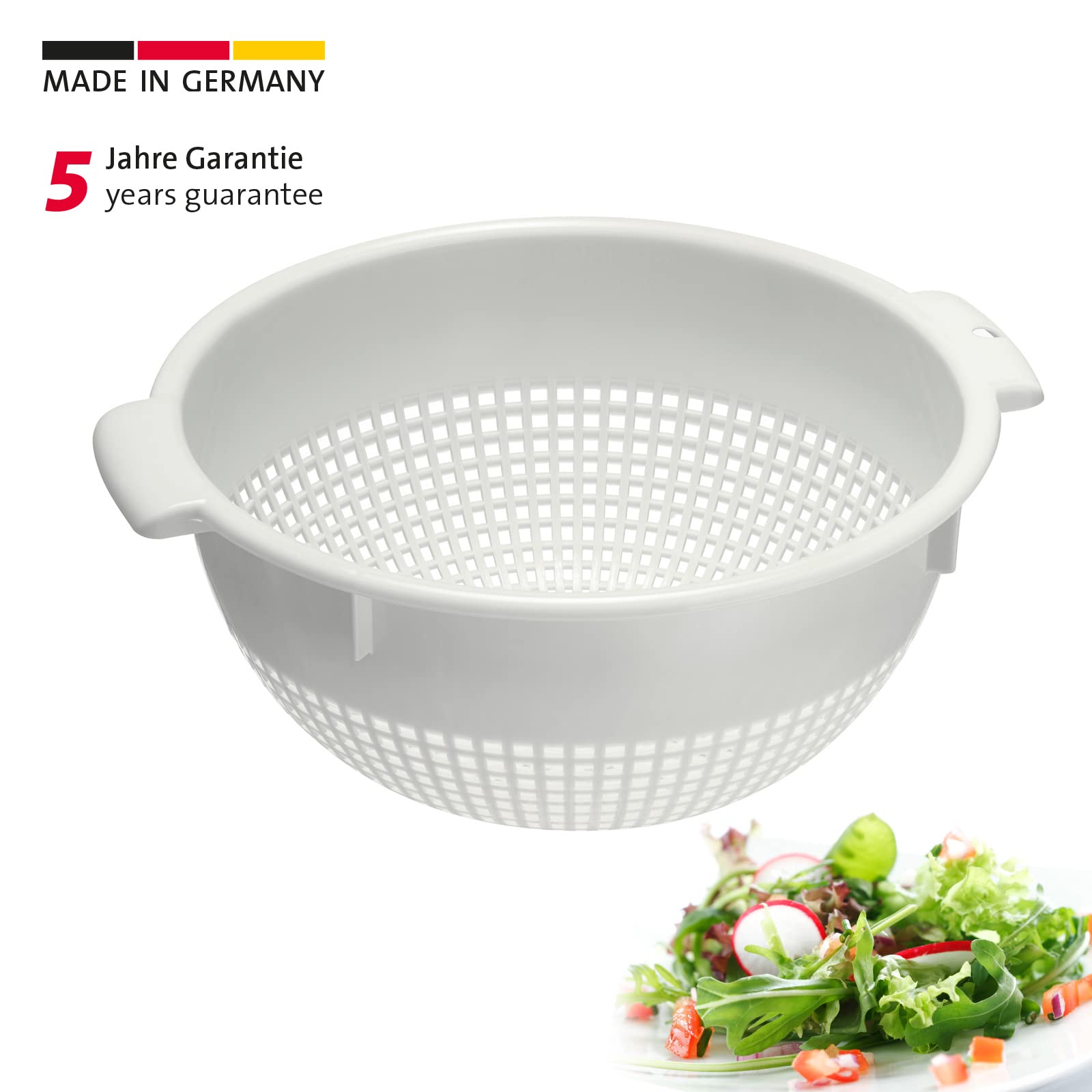 westmark-21262211-passoire-ronde-avec-poign-es-encastr-es-et-crans-d-arr-t-plast image 2