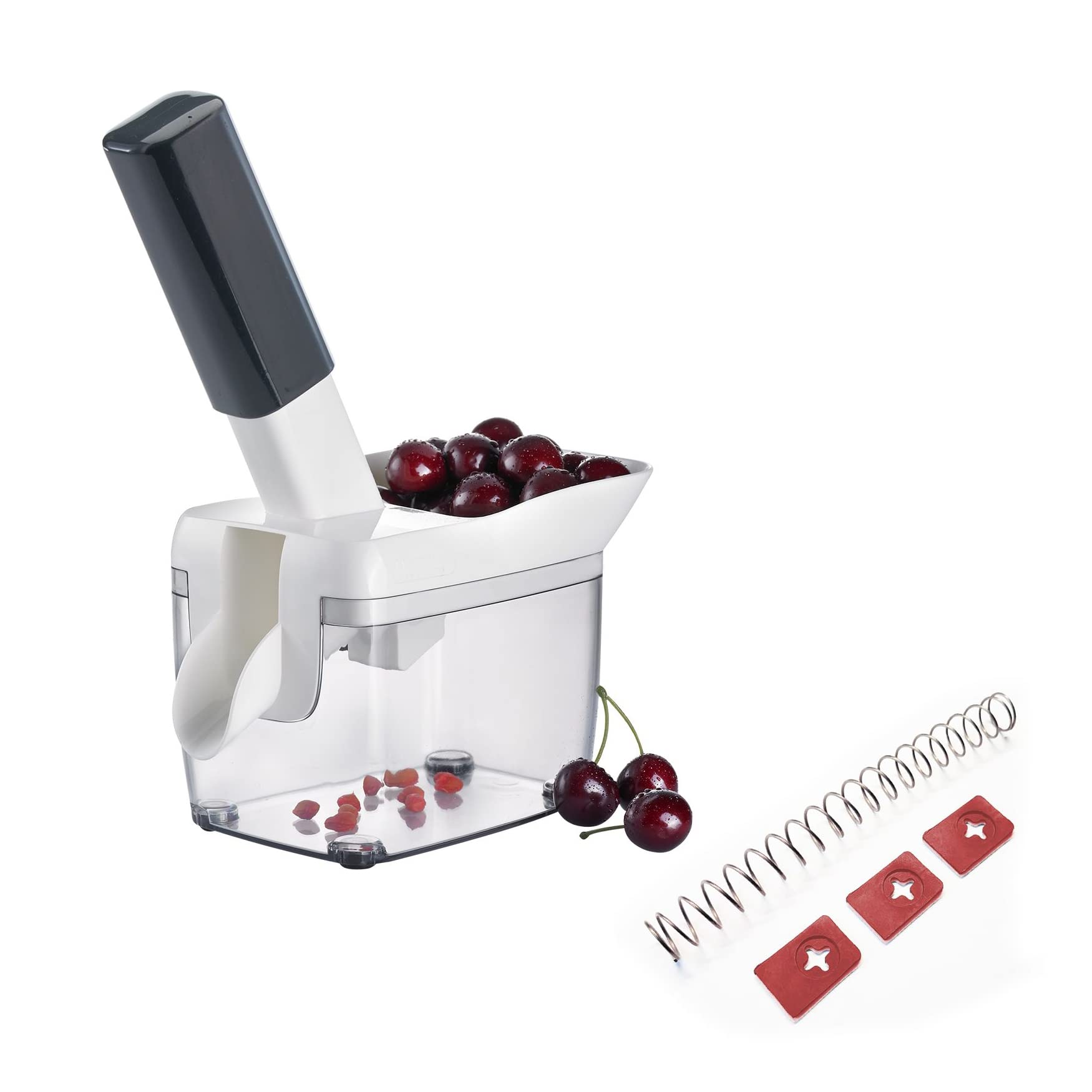 westmark-kernfix-403522e6-d-noyauteur-de-cerises-avec-verseur-cassette-noyaux-et image 1