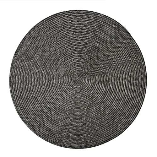 westmark-circle-sets-de-table-ronds-38-cm-anthracite-lot-de-4-coton-polypropyl-n image 8