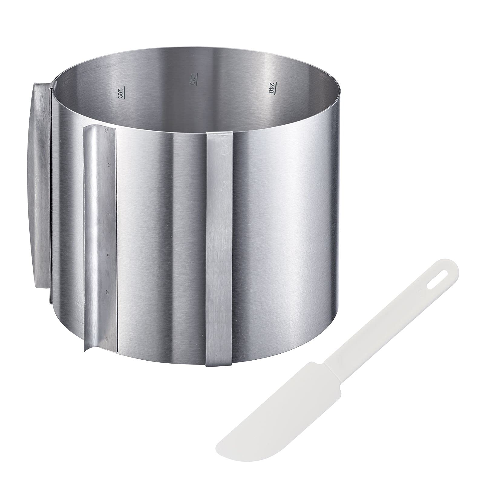 westmark-313022e6-cercle-tarte-r-glable-extra-haut-15-cm-16-30-cm-acier-inoxydab image 1