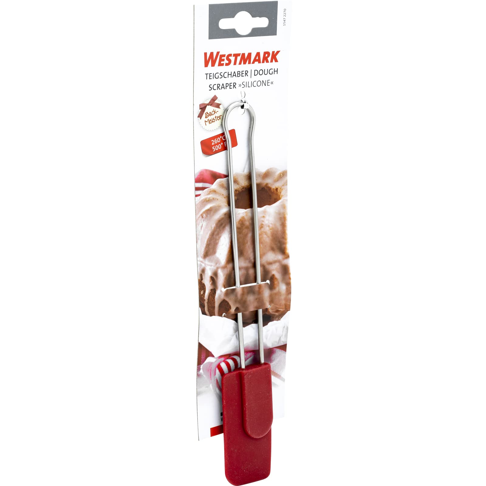 westmark-spatule-p-te-silicone-et-acier-inoxydable-rouge-22-7-cm-15472270 image 6